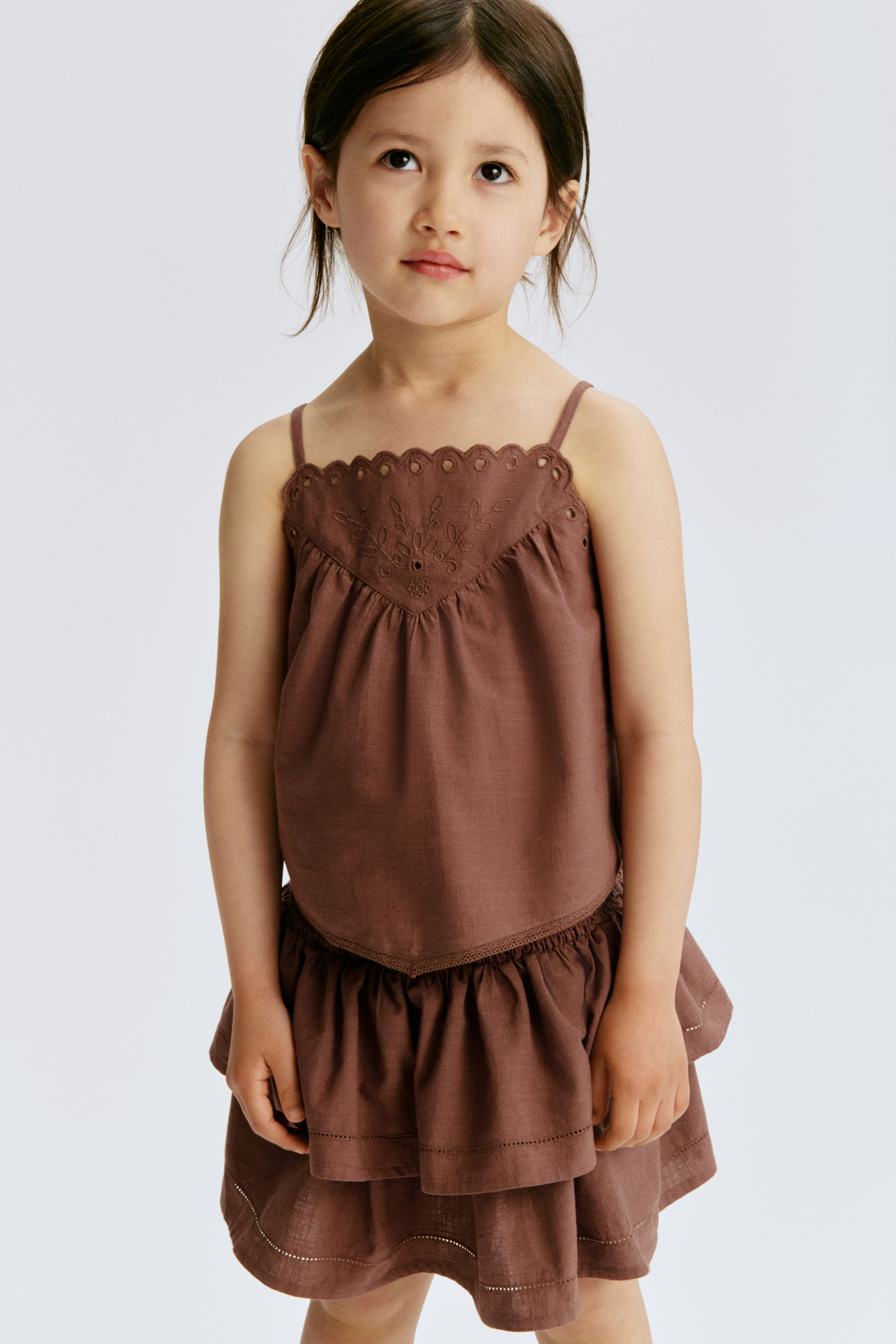 2-Piece Embroidered Cotton Set