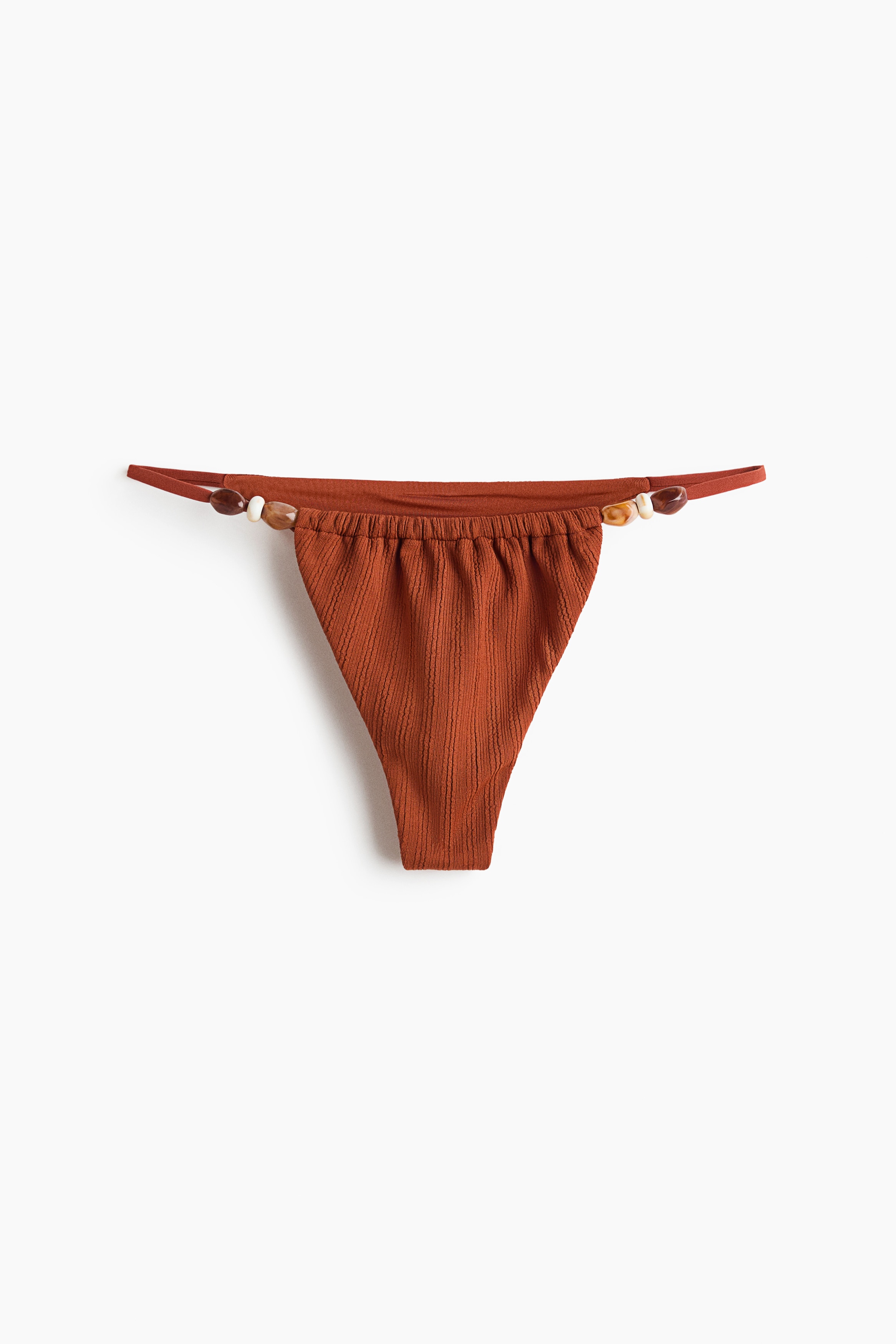 Bikinislip - Thong - Donkeroranje/Geel