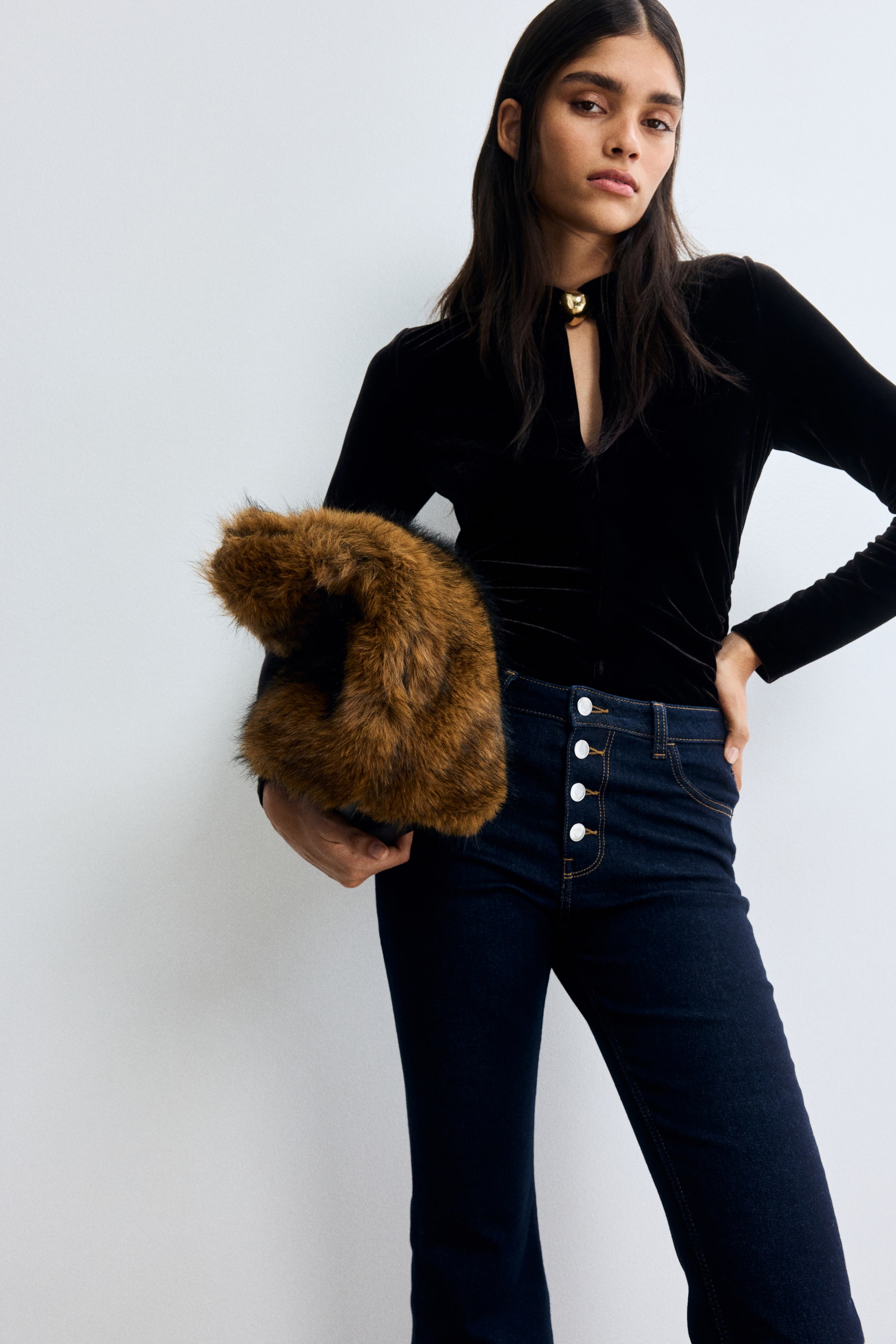 Nagyobb kép megtekintése: Flared High Jeans - Sötét farmerkék - NŐI | H&M HU 2