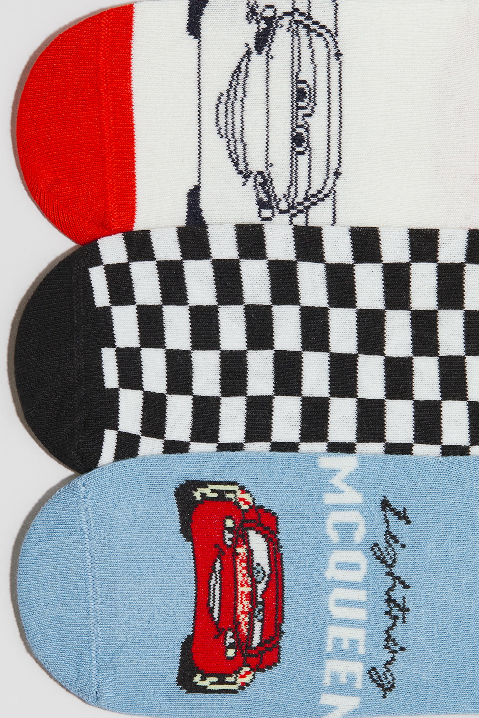 5-pack patterned socks - Blue/Cars/Blue/Sonic the Hedgehog/Grey/Marvel Comics/Khaki green/Jurassic World/Blue/Lilo & Stitch/Yellow/Pokémon/Black/Batman/Blue/The Avengers/Mint green/Bluey/Blue/Paw Patrol - 2