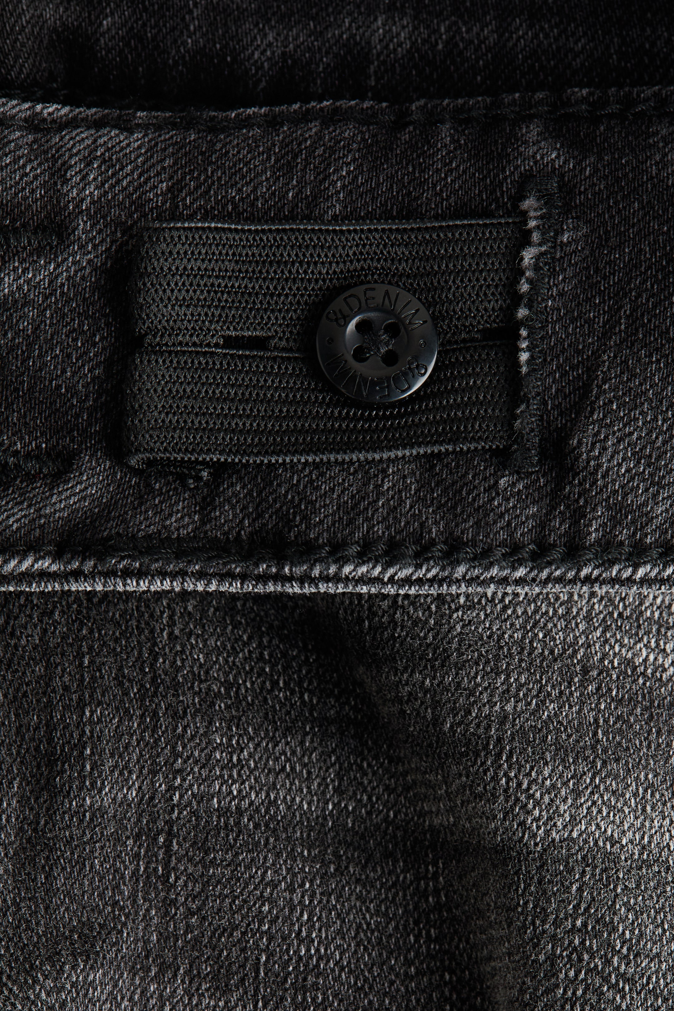 查看大圖: 小喇叭低腰牛仔褲 - 水洗丹寧黑 - Kids | H&M 3