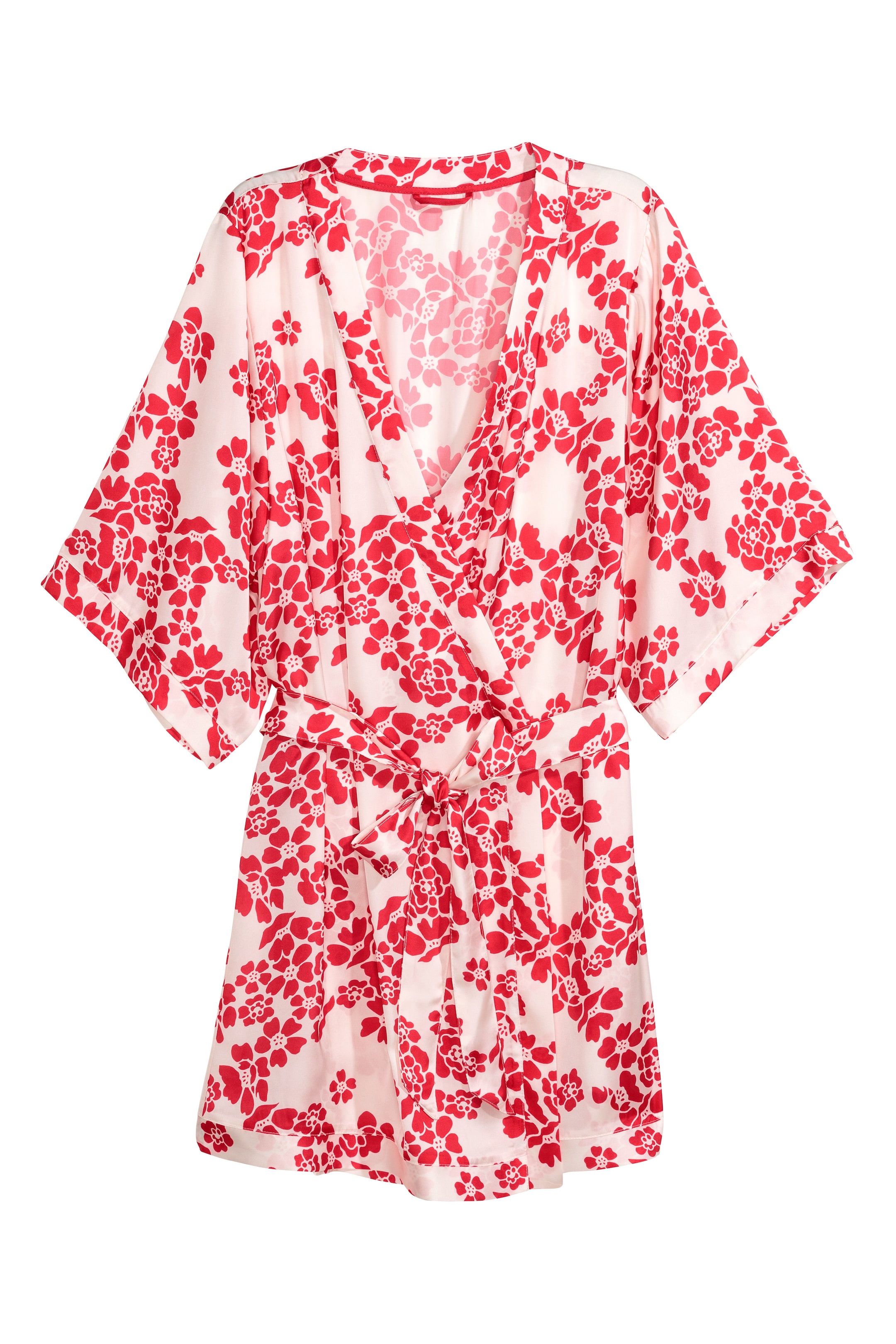 Agrandir l'image: Kimono à motif - Rouge/fleuri - FEMME | H&M FR 1