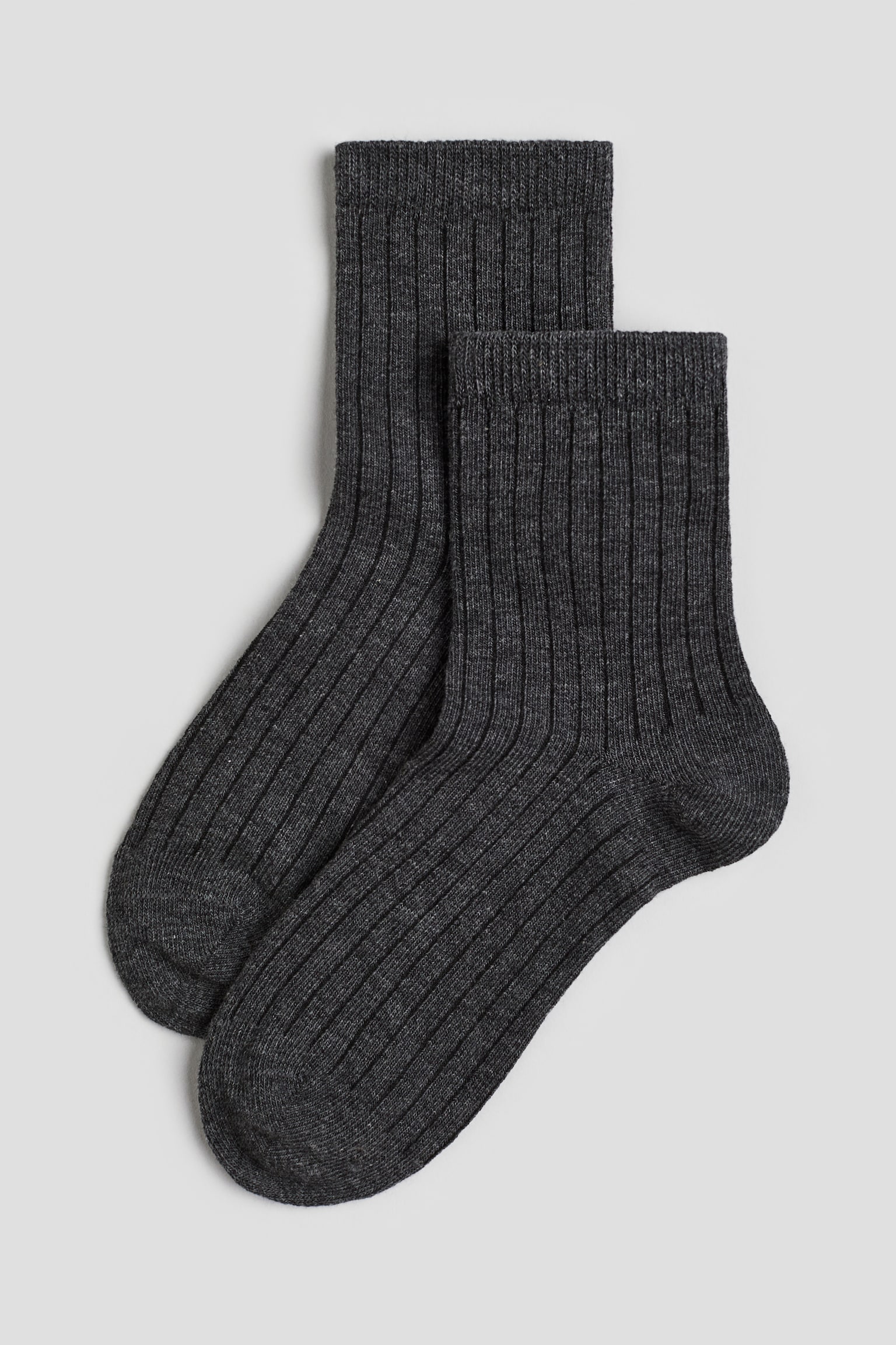 5-pack school socks - Dark grey marl/Black - 2