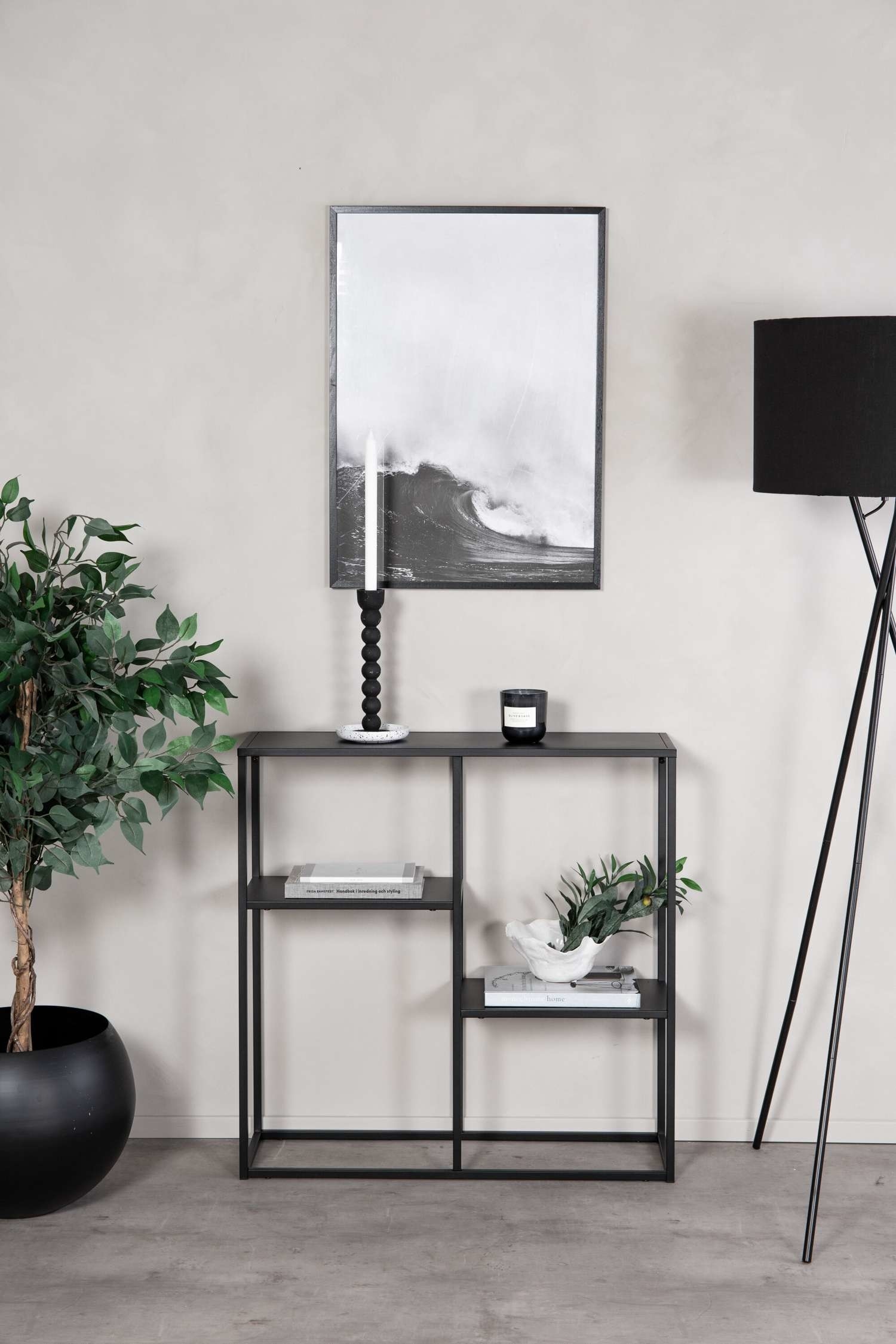 Staal Shelf - Steel, Black