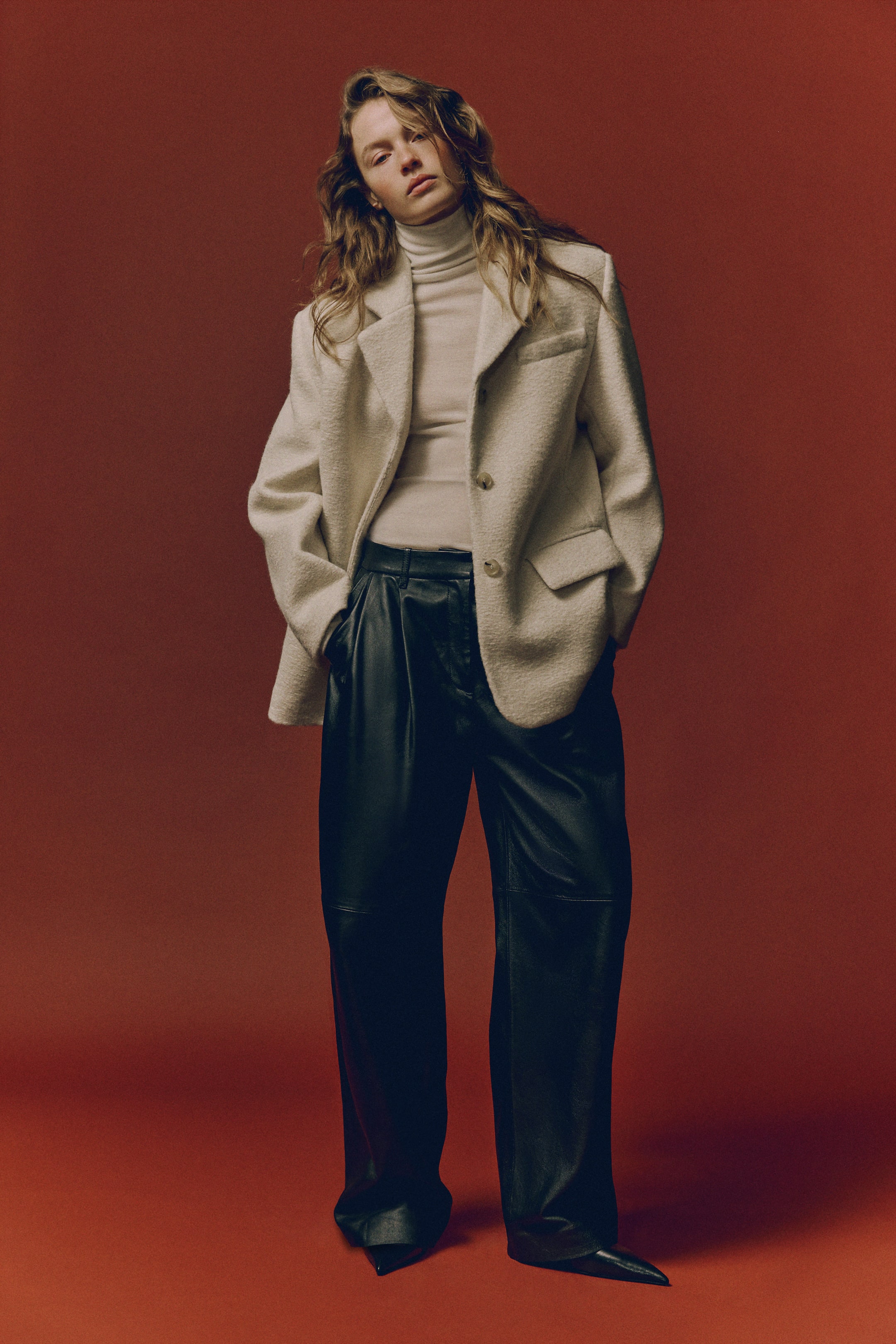 View larger image: Single-breasted blazer - Light beige - Ladies | H&M MY 1