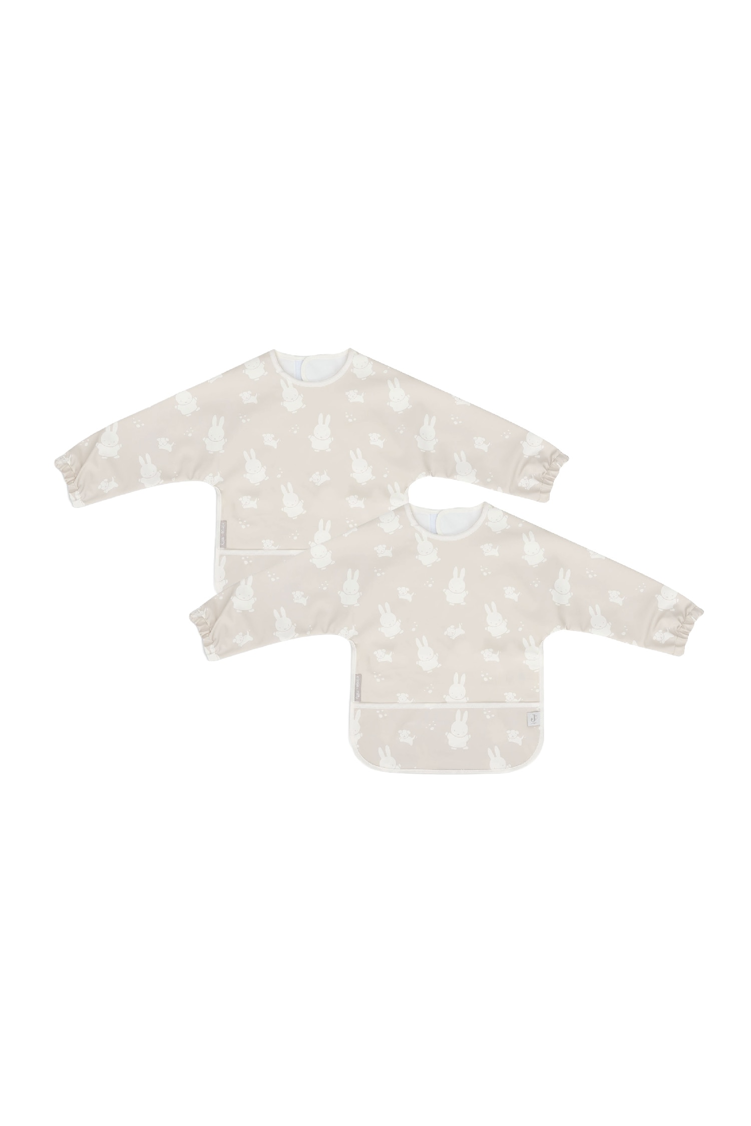 Bavoir À Manches Imperméable - 2-pack - Miffy & Snuffy/nougat/Miffy & Snuffy/olive Green