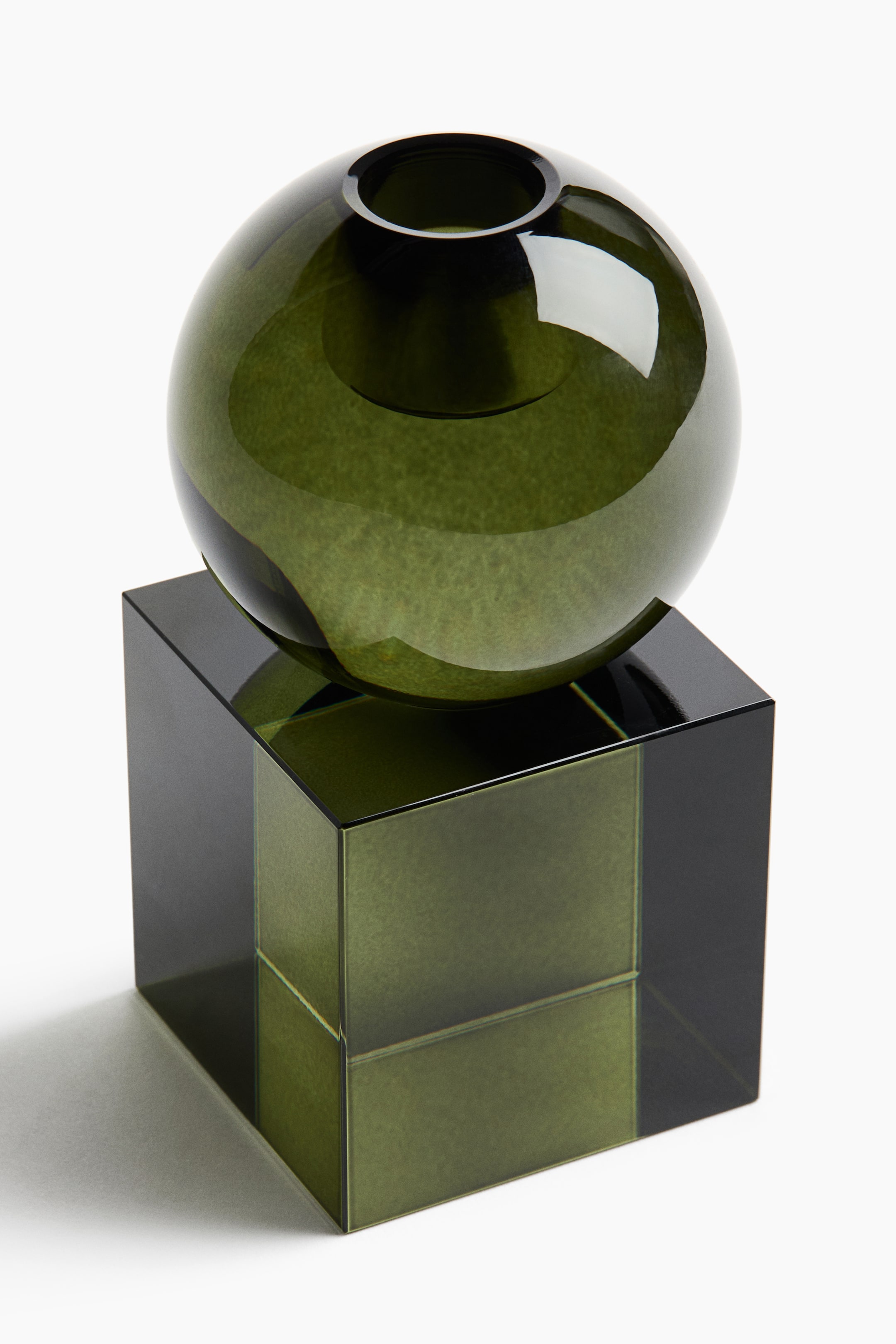 Glass Candlestick
