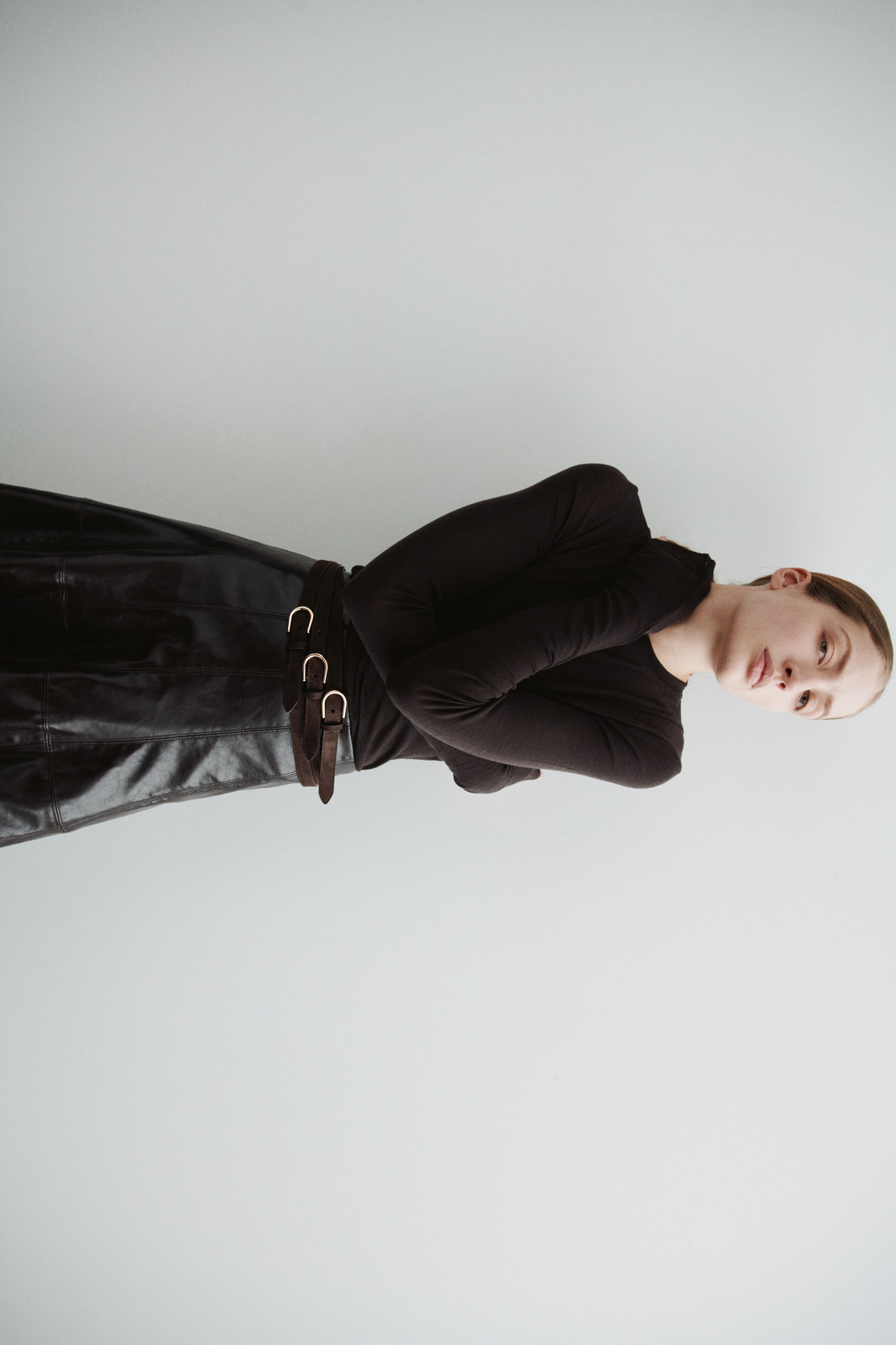 Three-strap waist belt