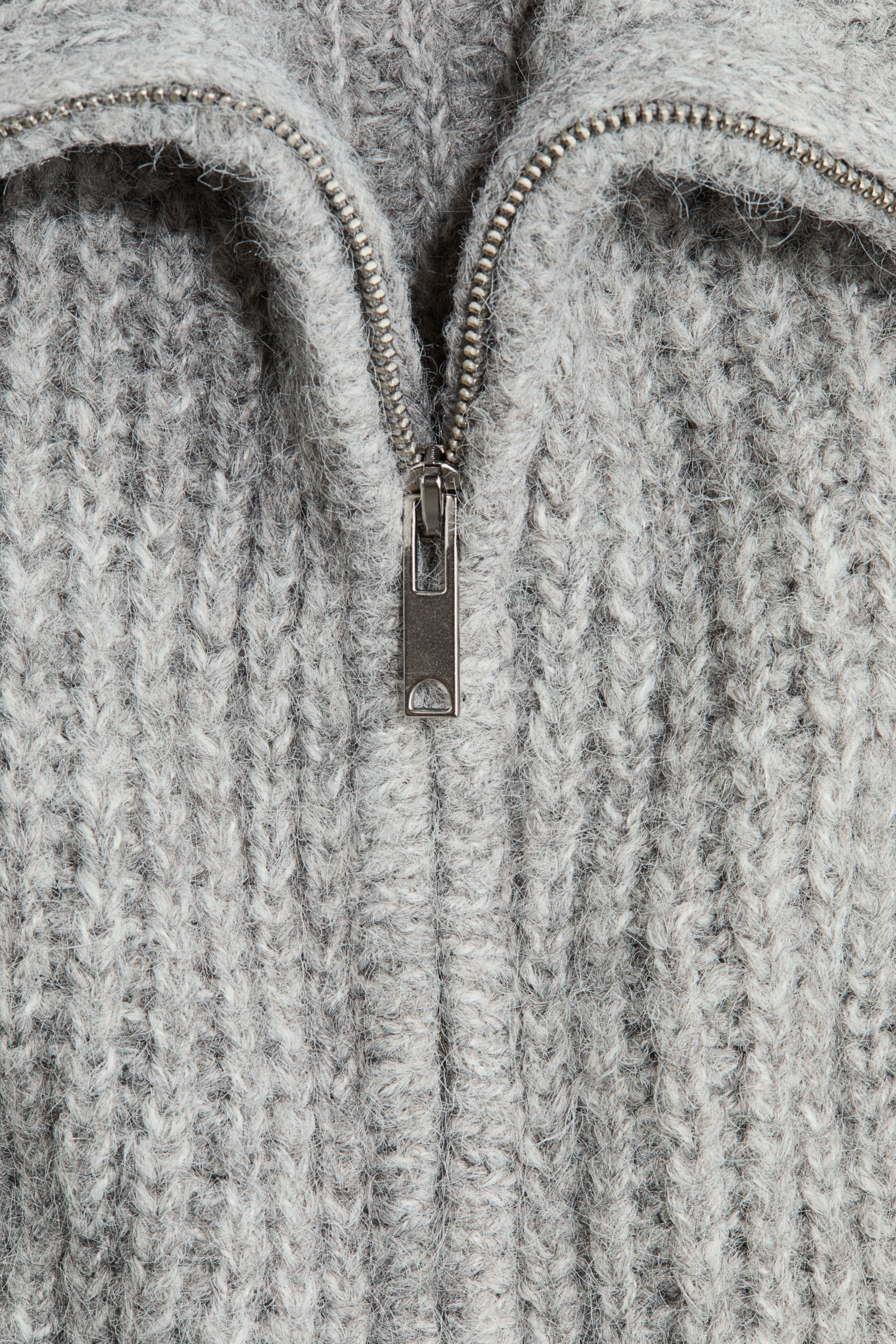 Cardigan with Zipper