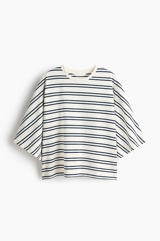 Женские топы H&M Oversized Cotton Top
