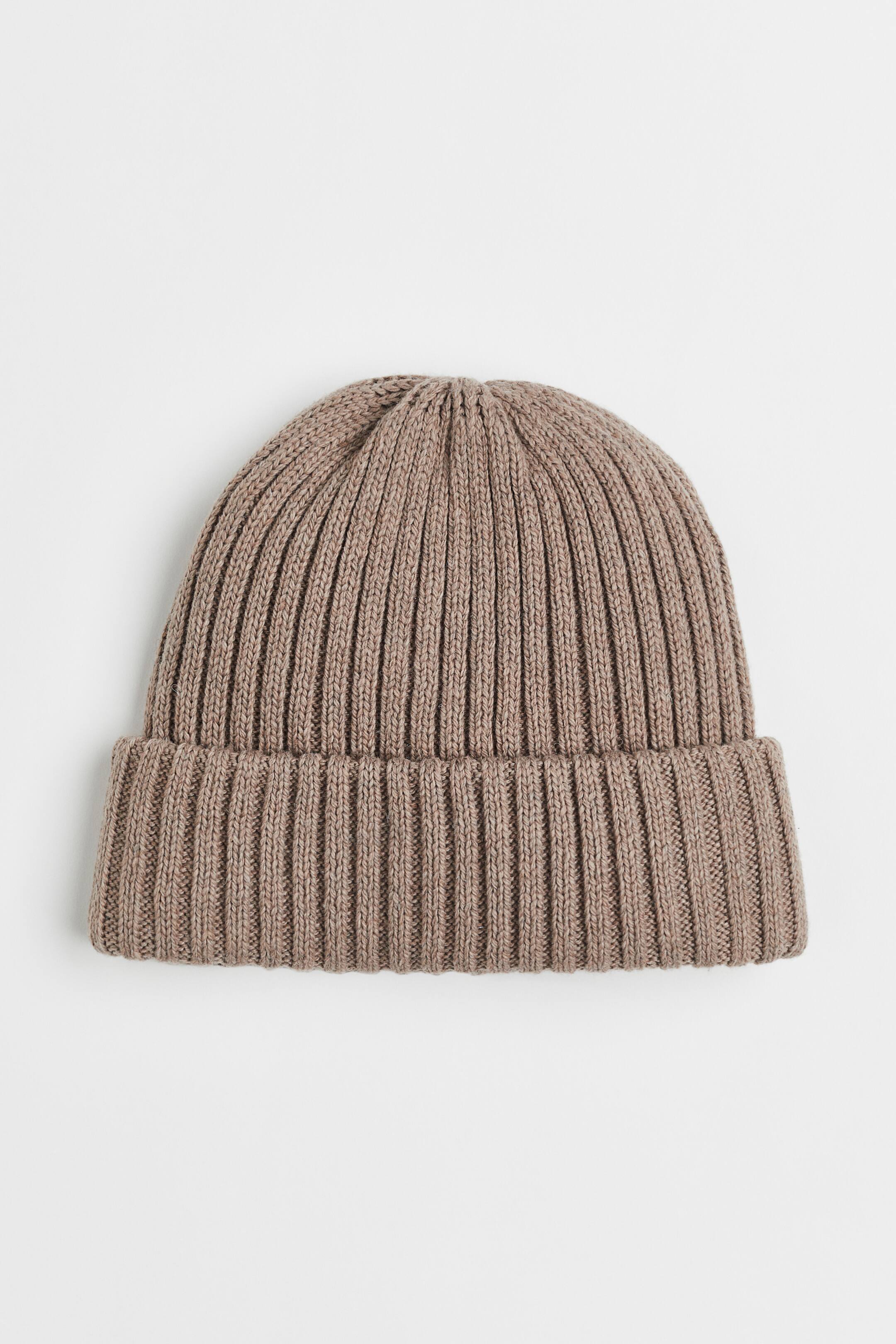 View larger image: Rib-knit hat - Beige - Men | H&M 1