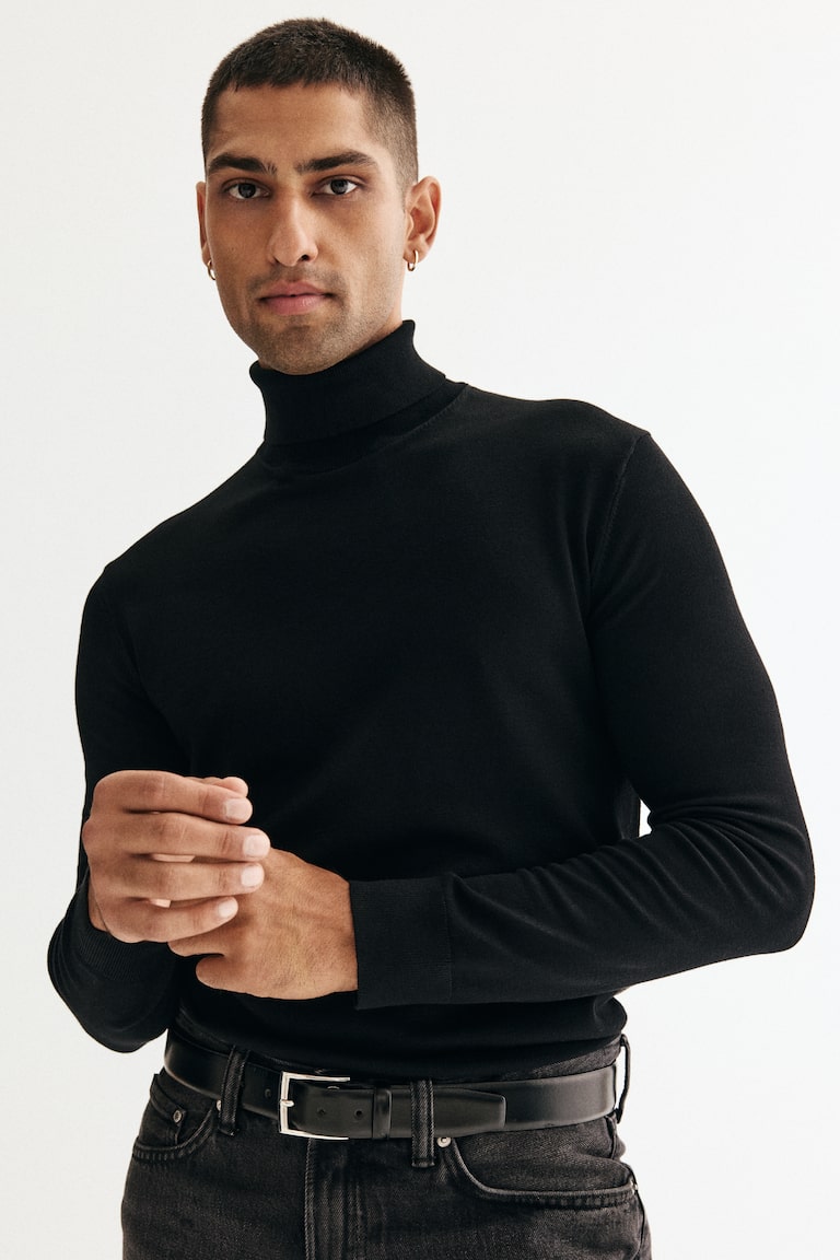 black turtleneck dress shirt mens Men How To Use Turtleneck Cheap Black Turtleneck Dress Shirt Mens Shop
