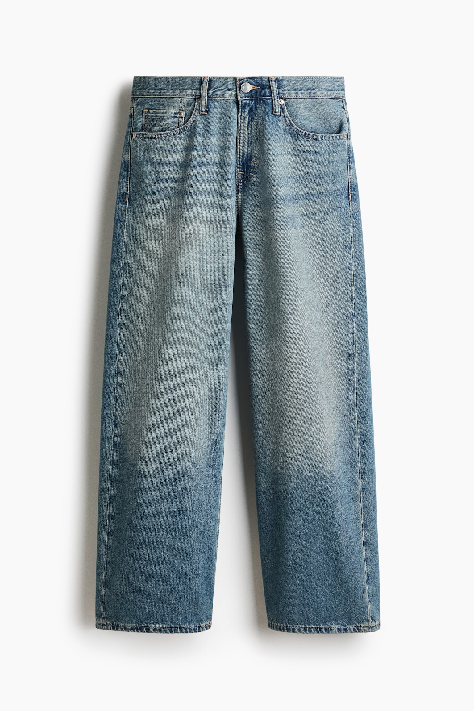 Loose Straight Jeans - Denim blue/Light denim blue/Dark denim blue/Beige/Dusty denim blue