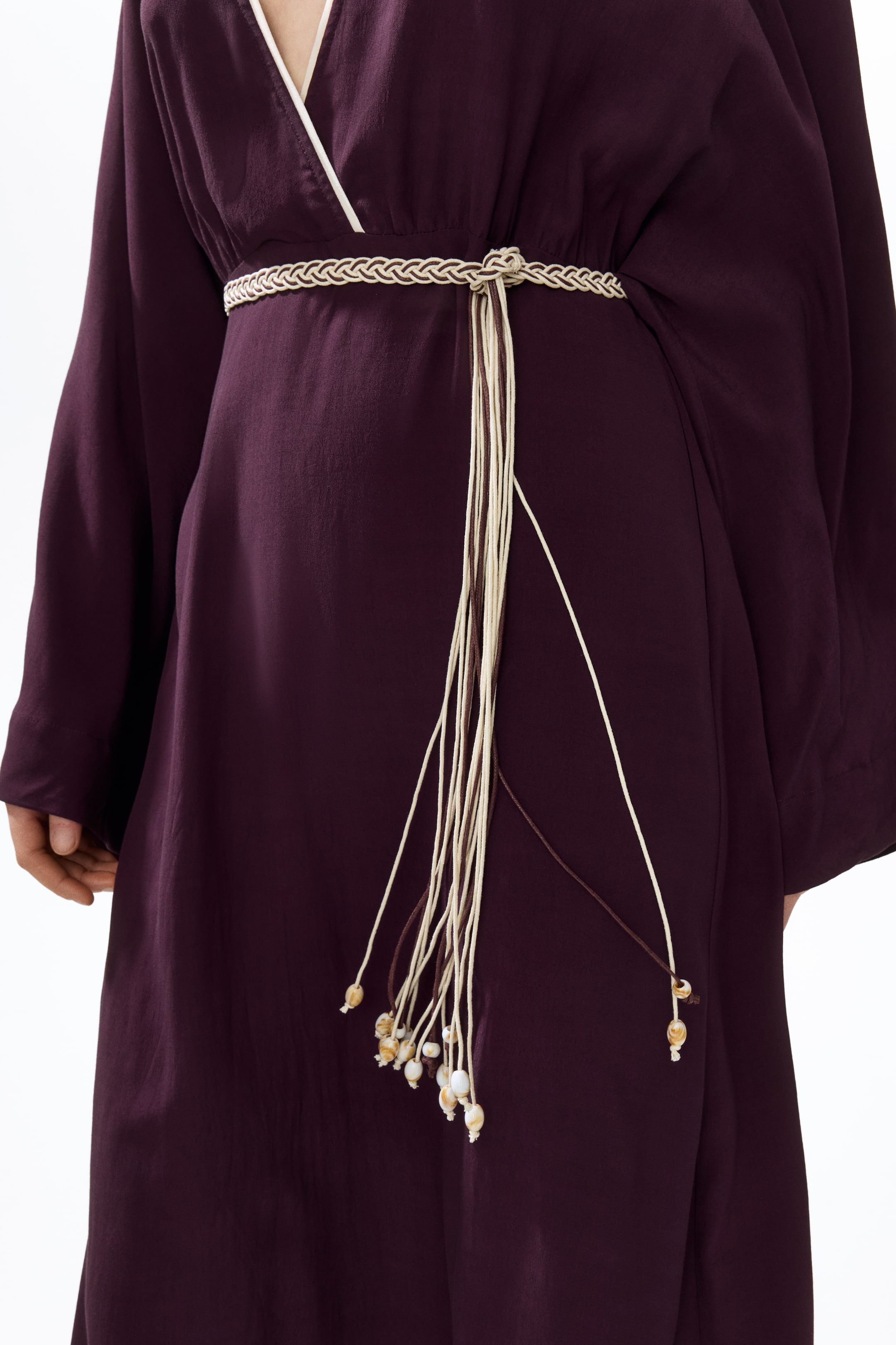 Belted Viscose Dress