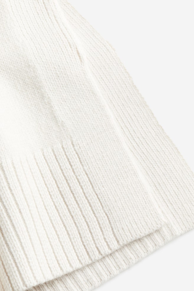 MAMA Polo-neck jumper - Natural white - 6