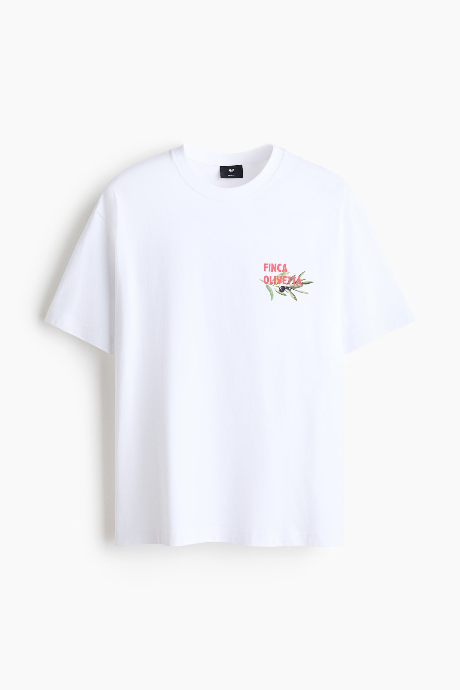 Loose Fit Printed T-shirt - White/Finca Olivetta/White/Offside Society/White/Peak Season/White/Port Meridian Yacht Club - 1