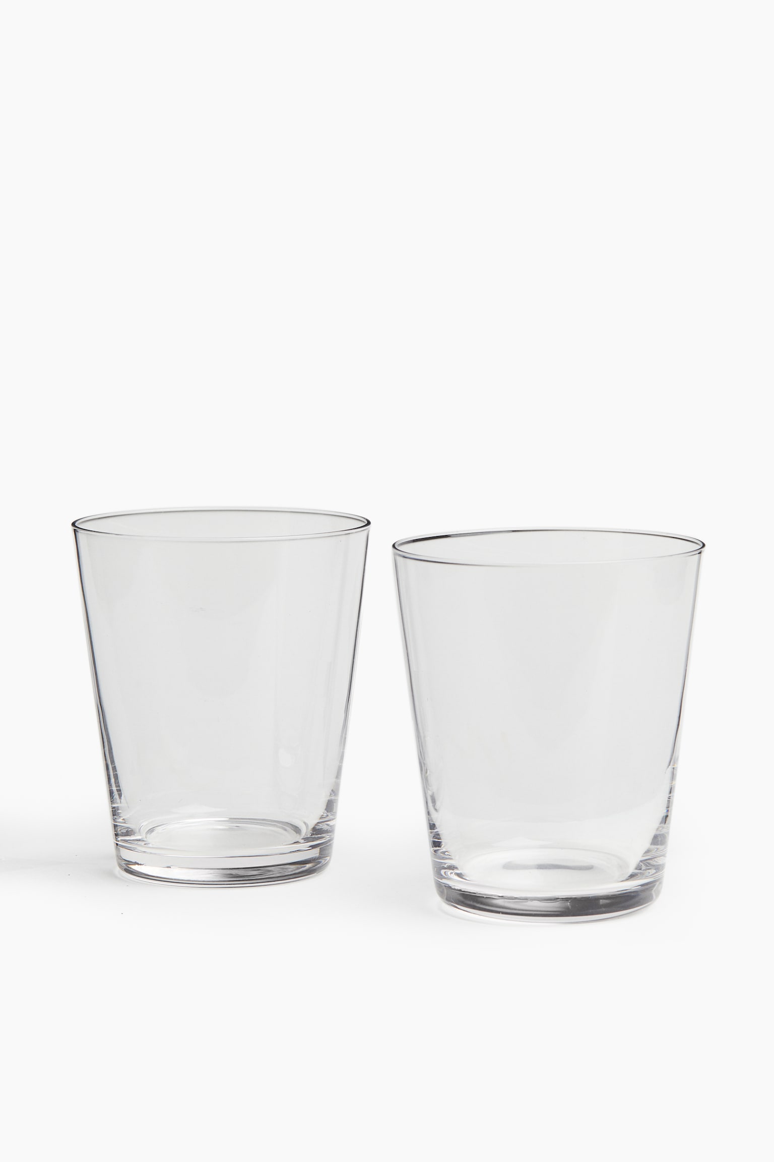 2-pack glass tumblers - Transparent - 1