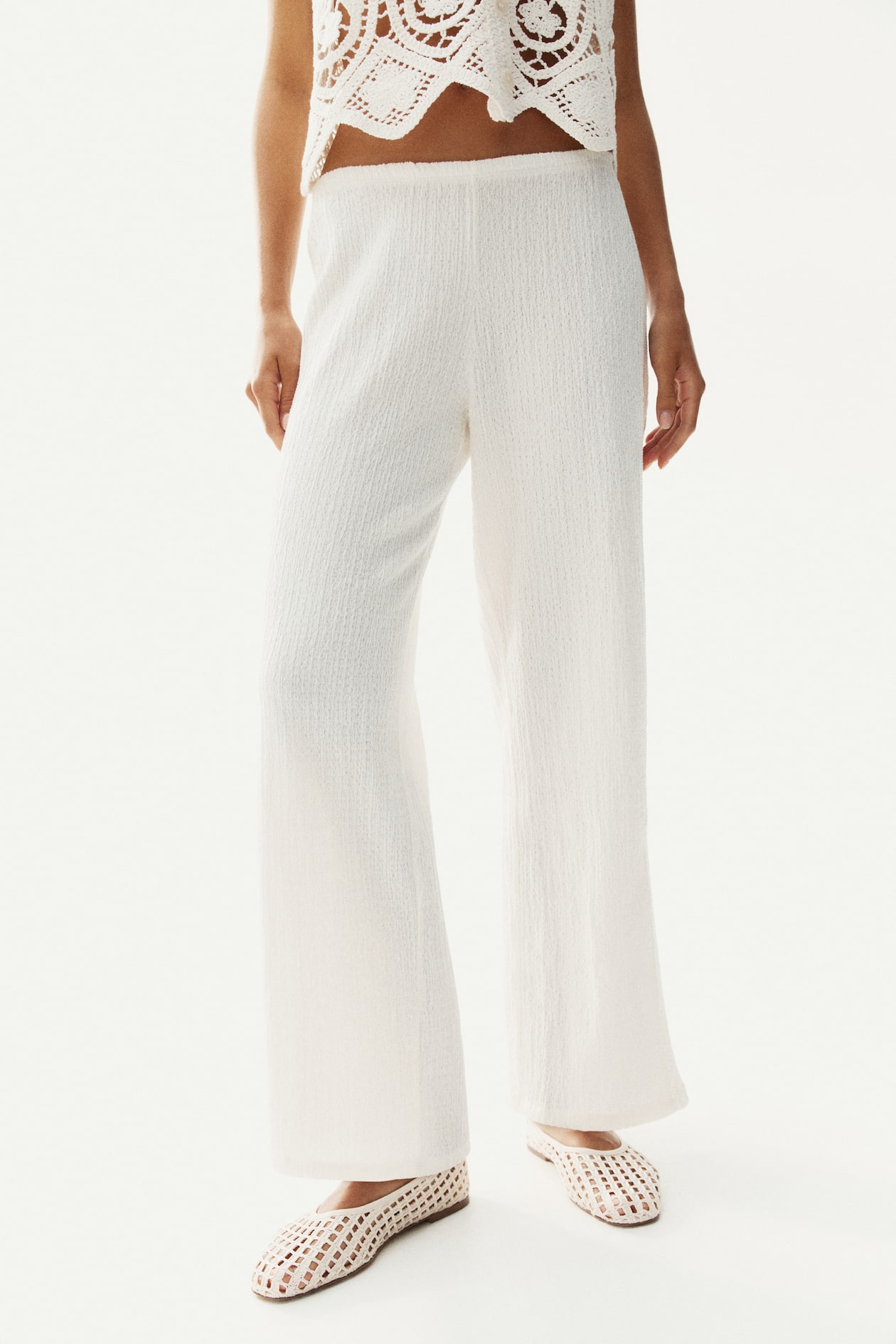Textured Pull-On Pants - image 2