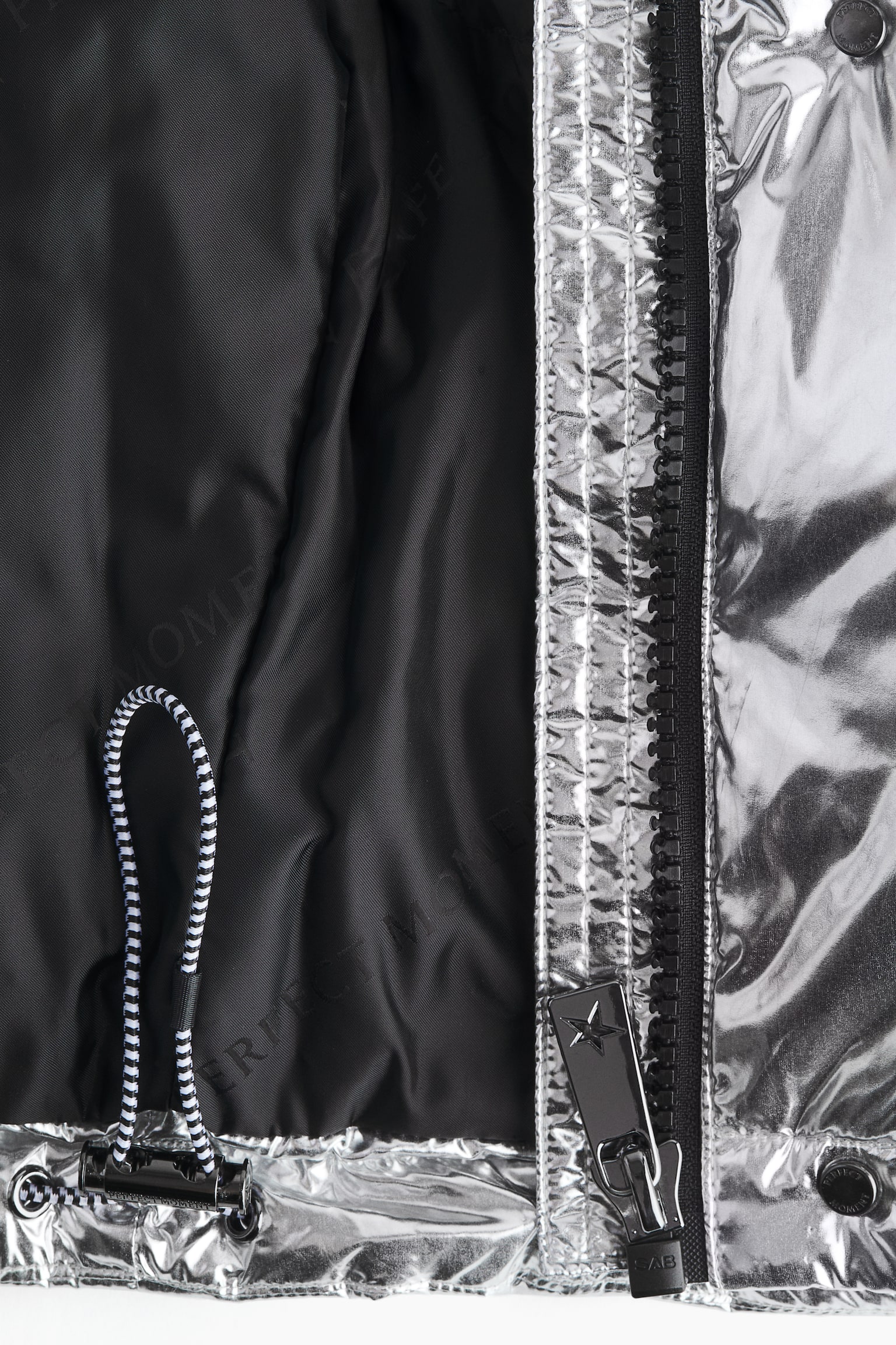 Water-repellent down gilet - Silver-coloured - 9