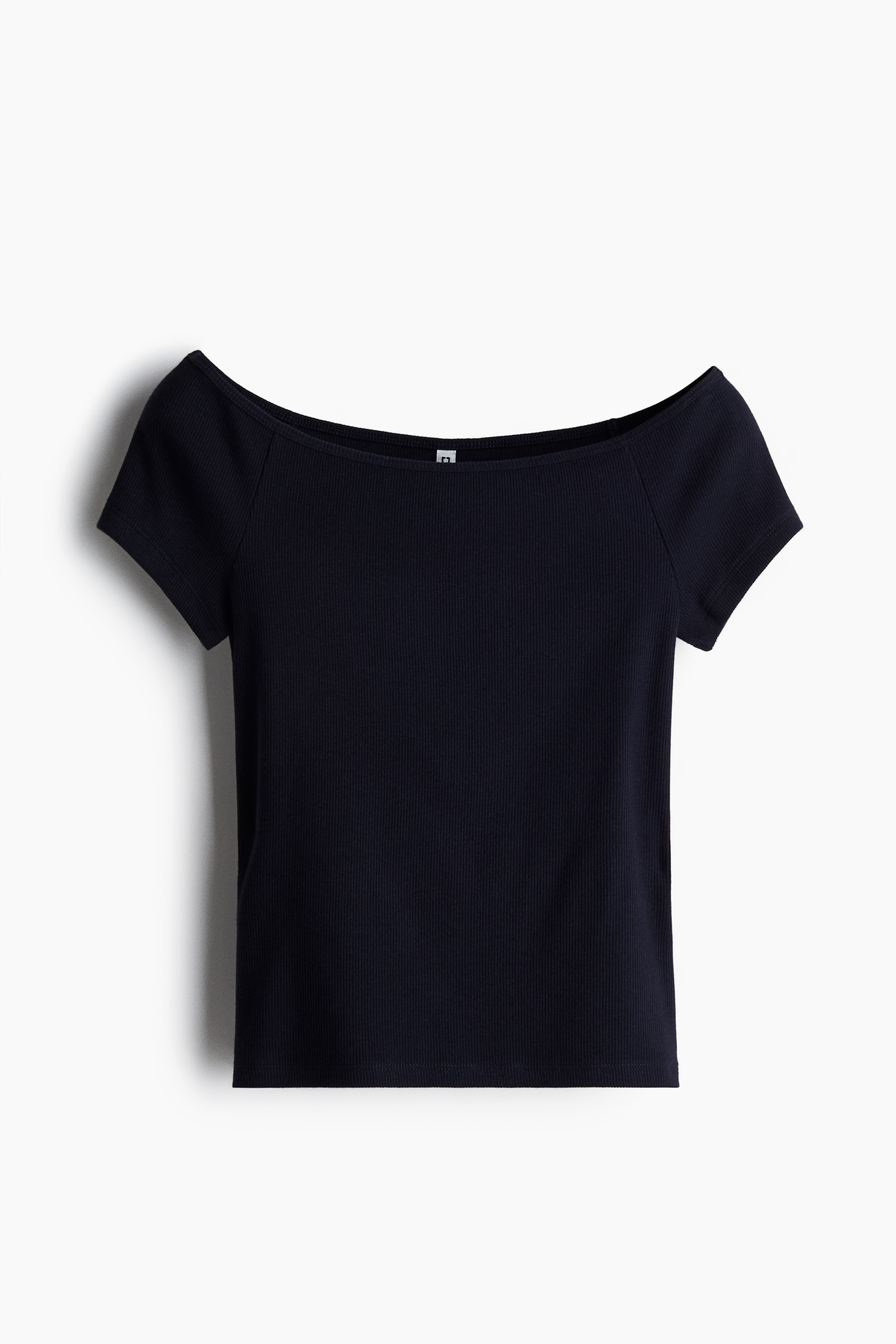 H&amp;M トップス Women's Dark blue Long-sleeved Microfiber Top | H&M US