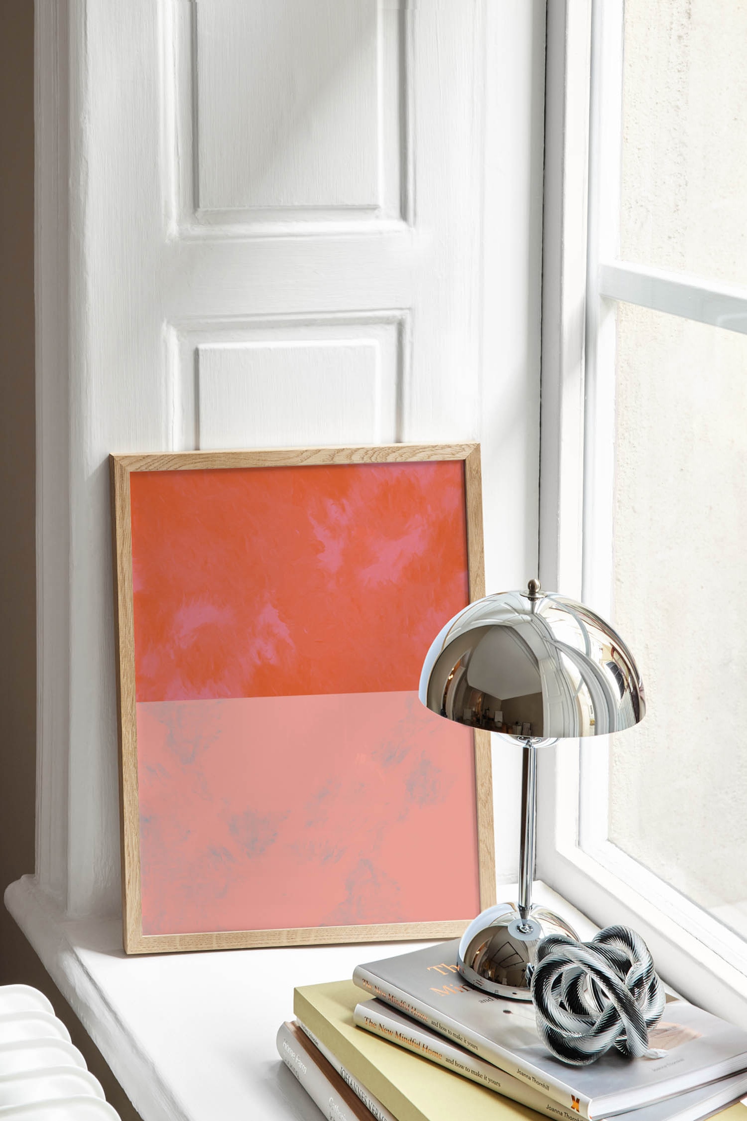 Crimson And Coral Juliste - Punainen