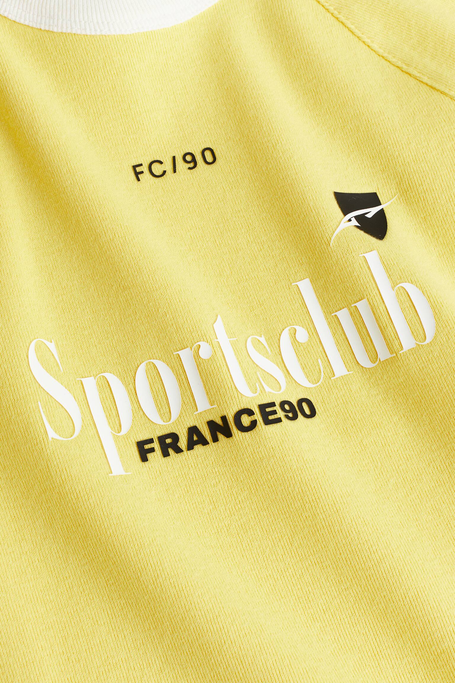 Design Detail Tee - Yellow/Sports Club/Dusty green marle/Est. 2000/Dark grey/1994/Cream/Soccer Club/Light beige/France - 3