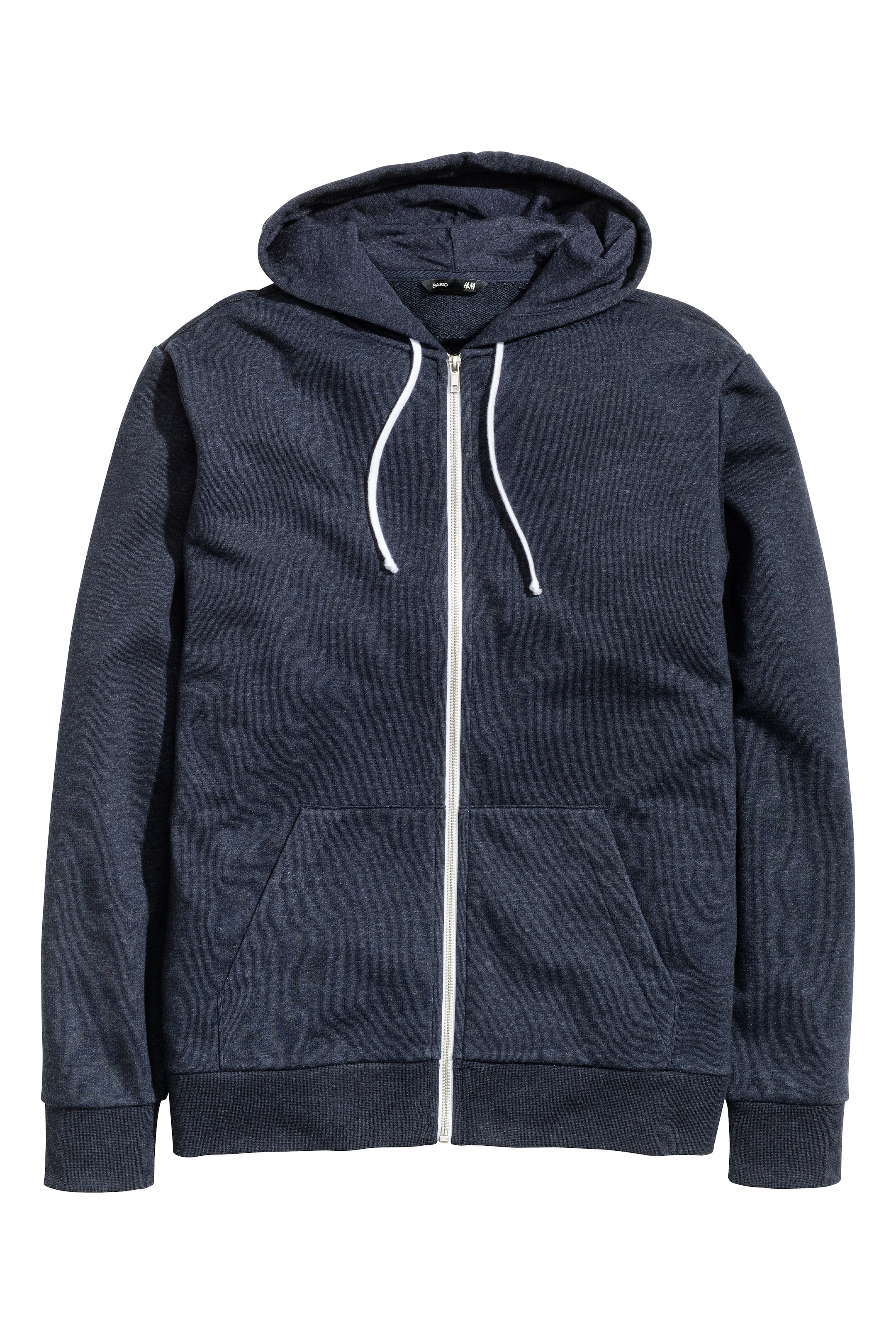 View larger image: Hooded jacket - Dark blue marl - Men | H&M GB 1