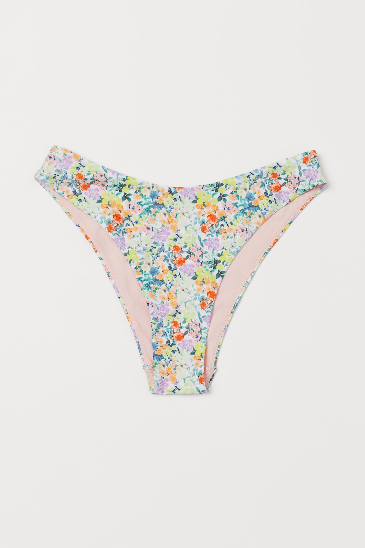 Bikini bottoms - Regular waist - Light pink/Small flowers - Ladies | H&M GB