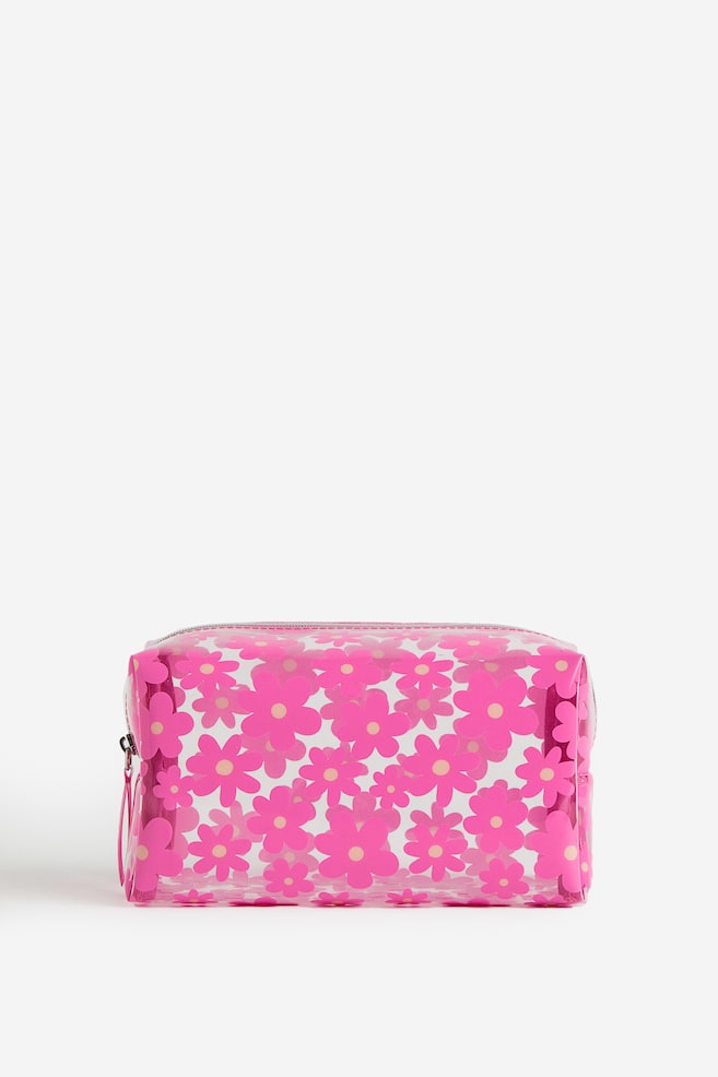 Printed make-up bag - Pink/Floral/Pink/Hearts