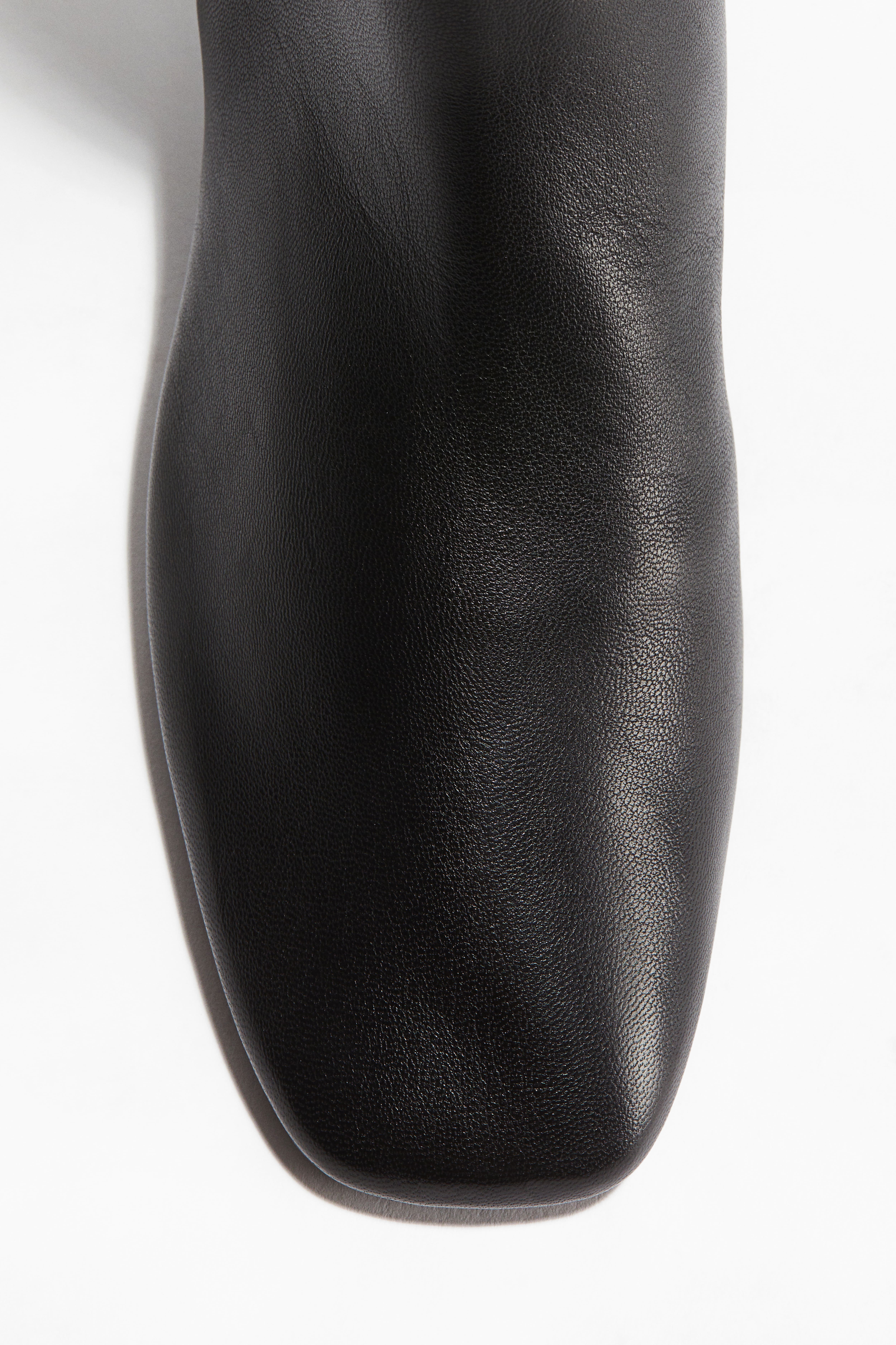 Heeled Leather Boots