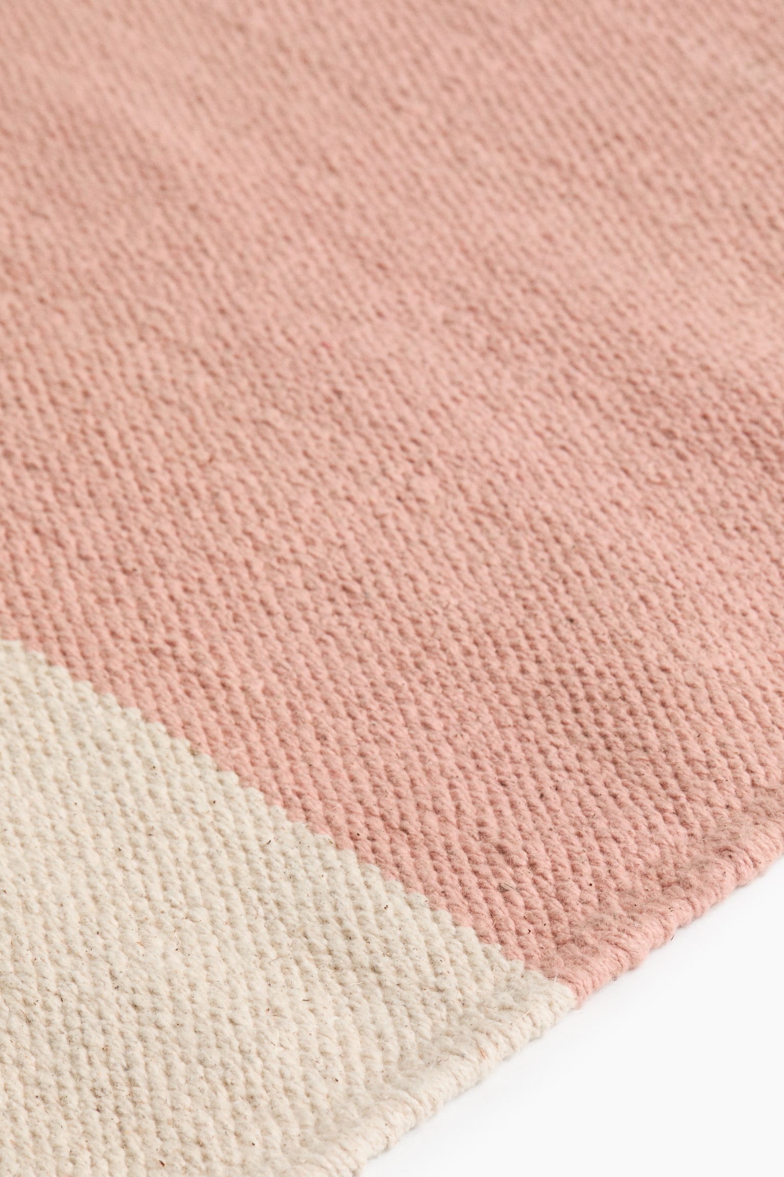 Бавовняний килим у клітинку - Приглушений рожевий/клітинка/Коричневий/клітинка/Чорний/клітинка - 2