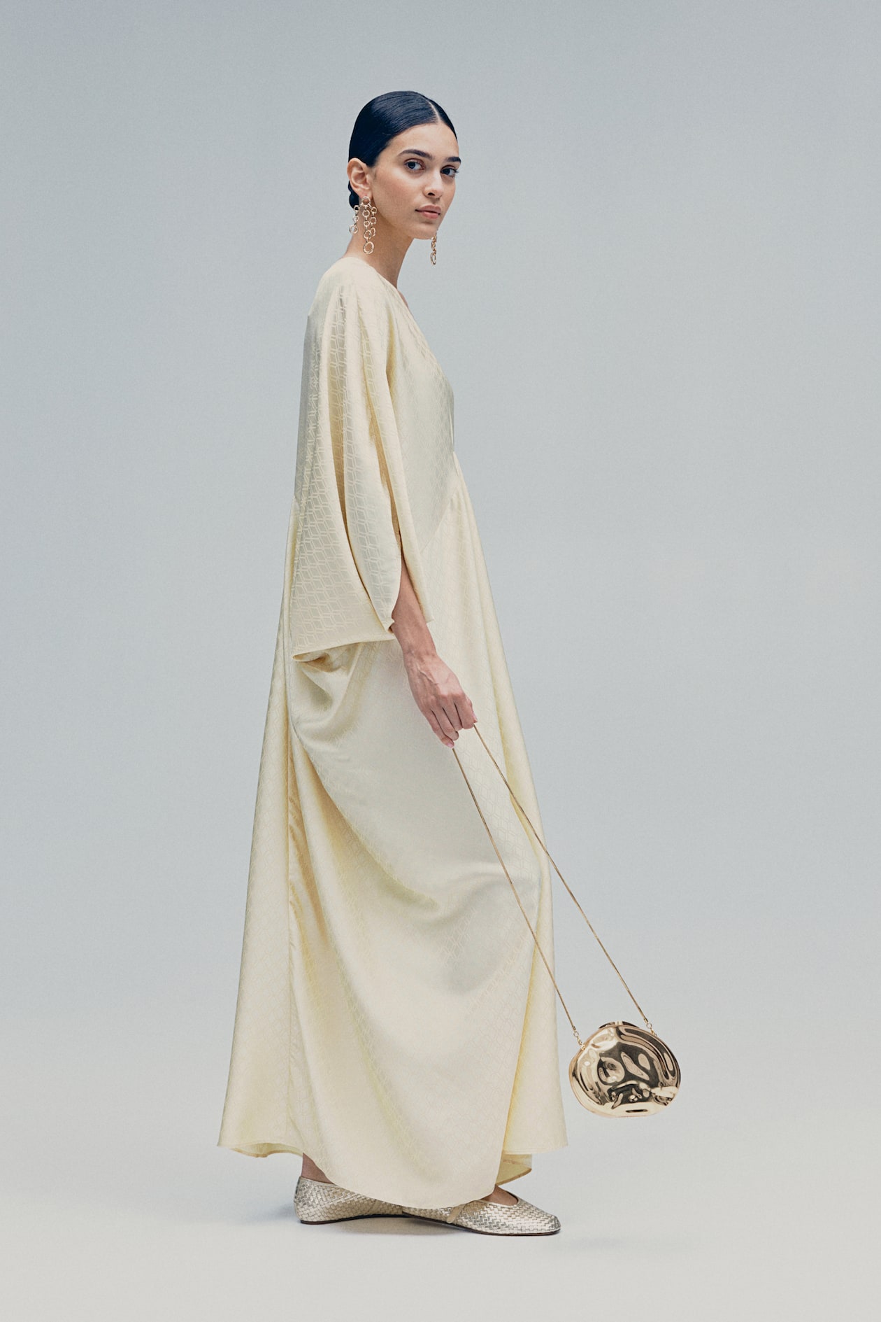 Satin Caftanes H&m H&M SATIN CAFTAN Édition Limitée Perroquet