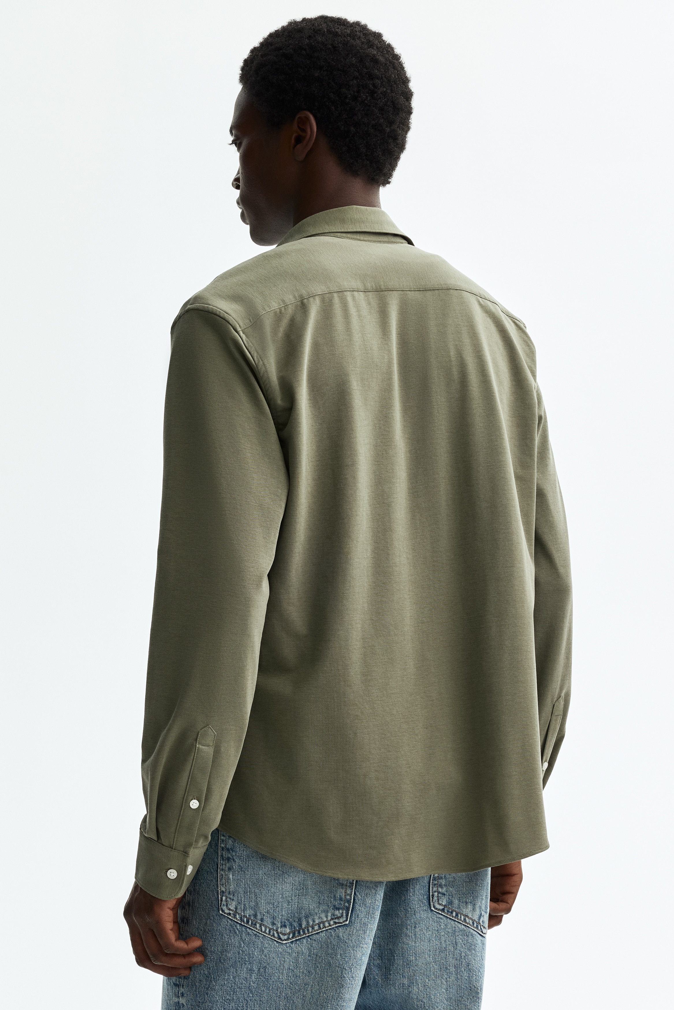 Four-Way Stretch Slim Fit Shirt