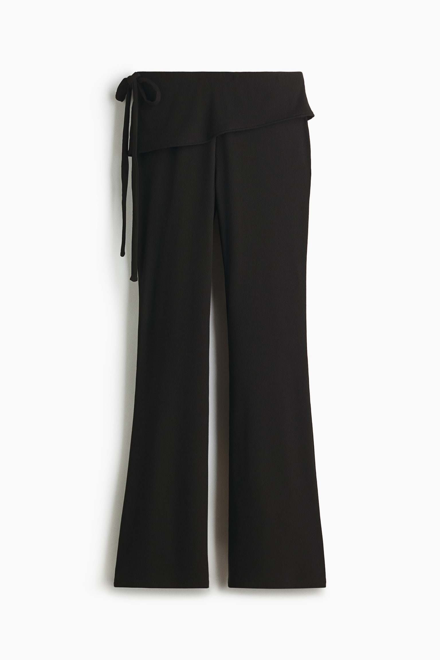 Flared trousers - Black/Brown/White - 1