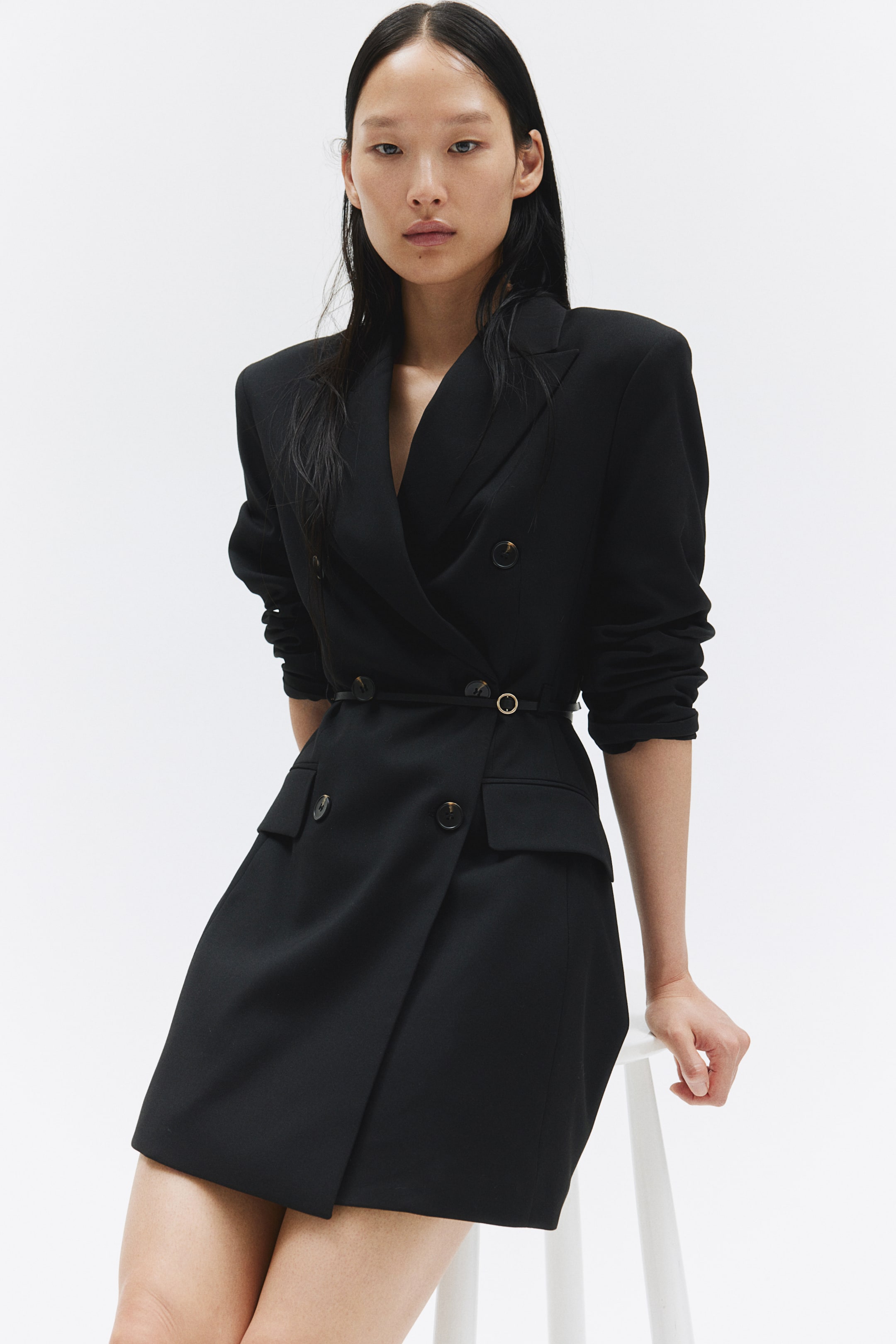 Belted Jacket Dress