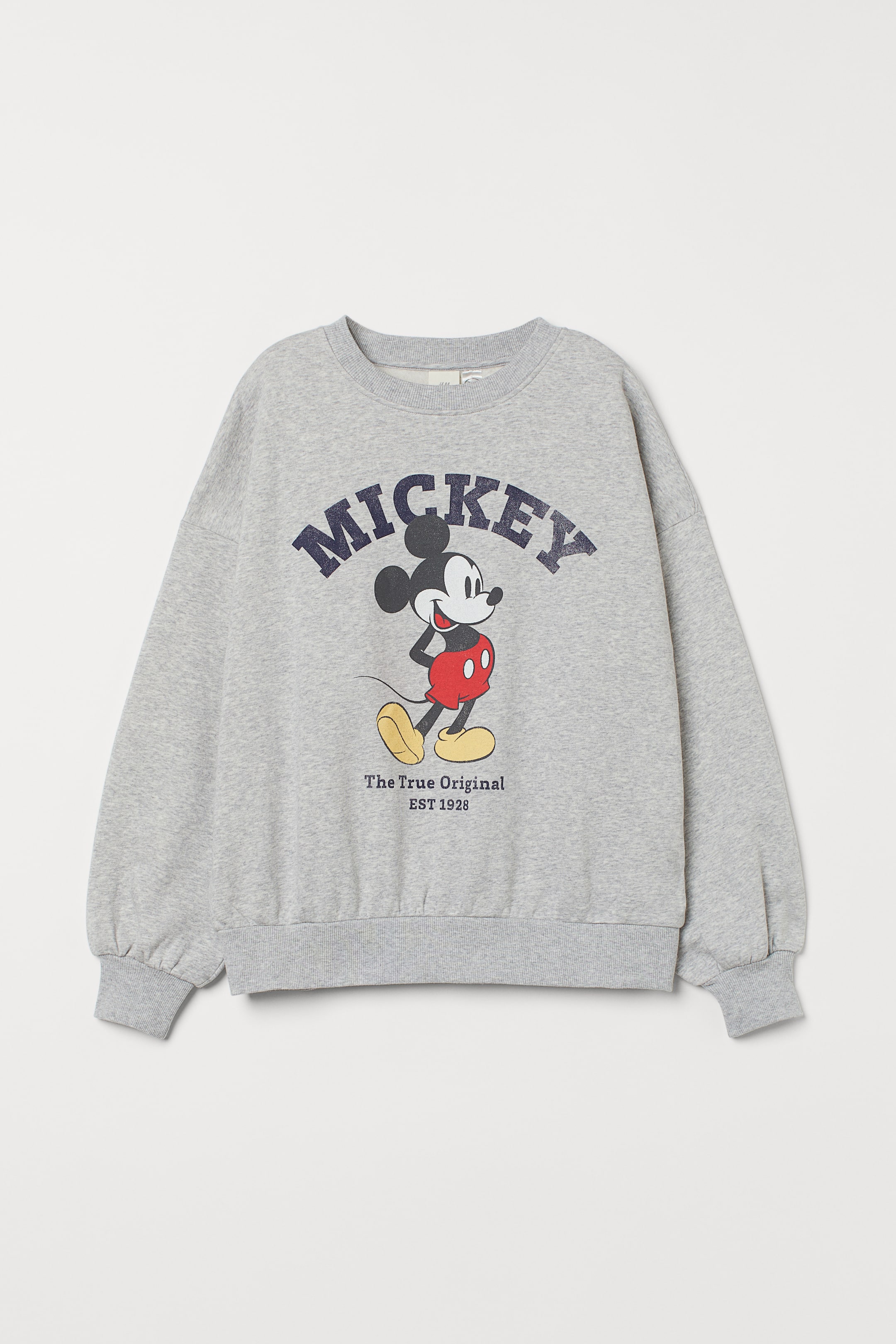 View larger image: Printed sweatshirt - Light grey marl/Mickey Mouse - Ladies | H&M IN 1