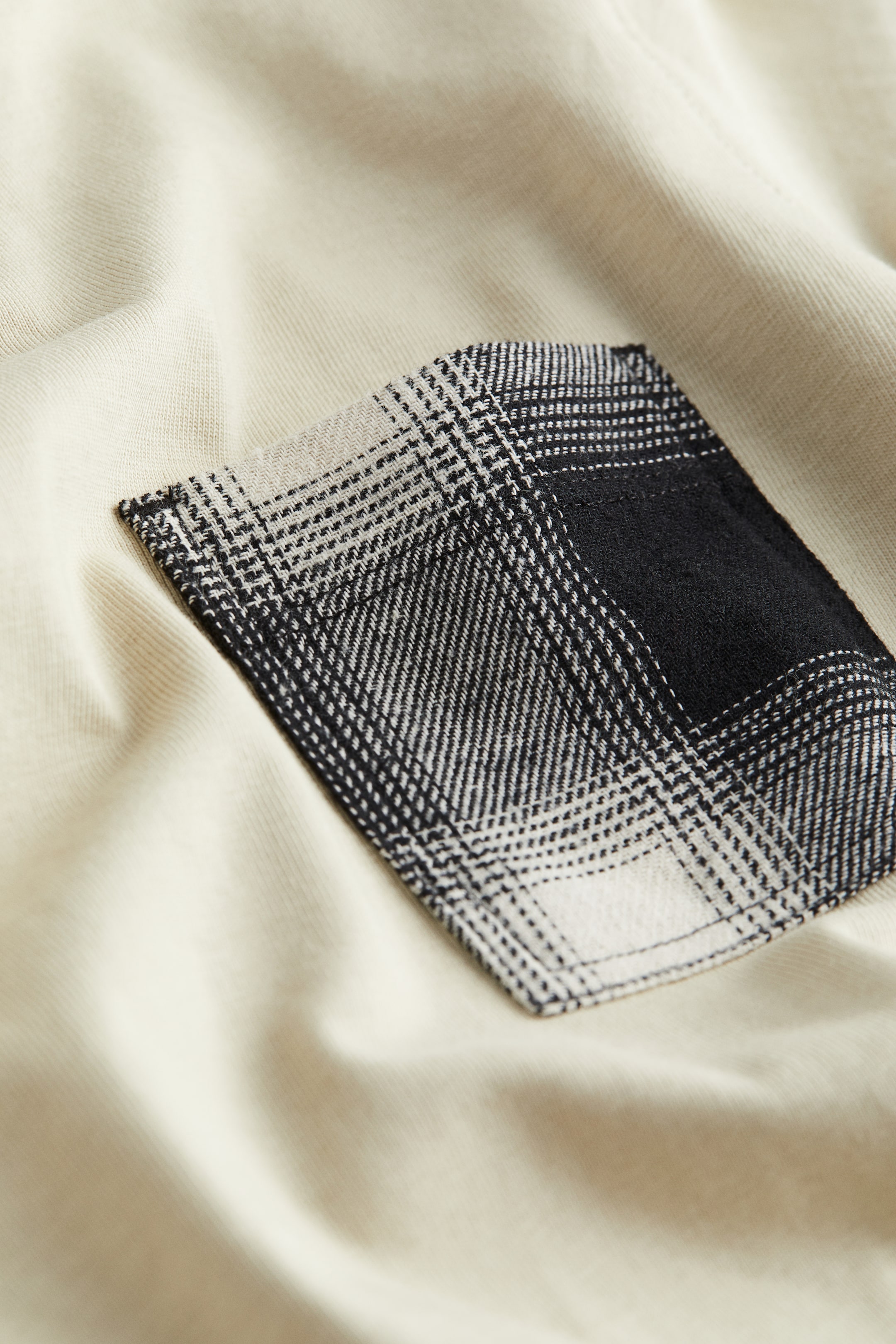 이미지 확대 보기: 롱 슬리브 티셔츠 - 라이트 베이지 - Kids | H&M KR 2