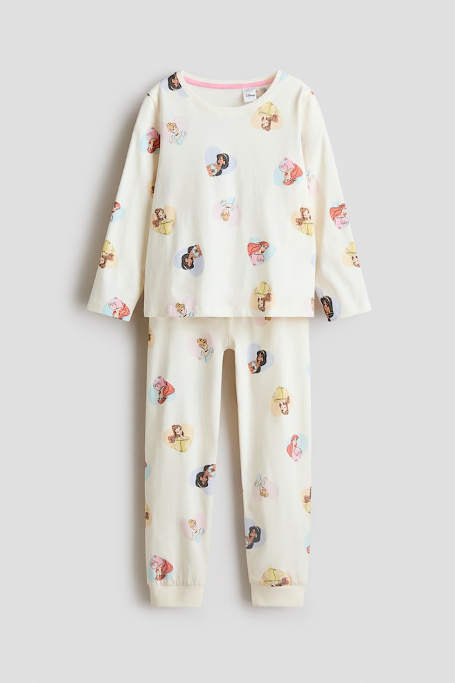 Pijama de punto - Crema/Princesas de Disney/Crema/Hello Kitty/Rosa claro/My Melody/Rosa/Minnie Mouse/Azul claro/Frozen - 1