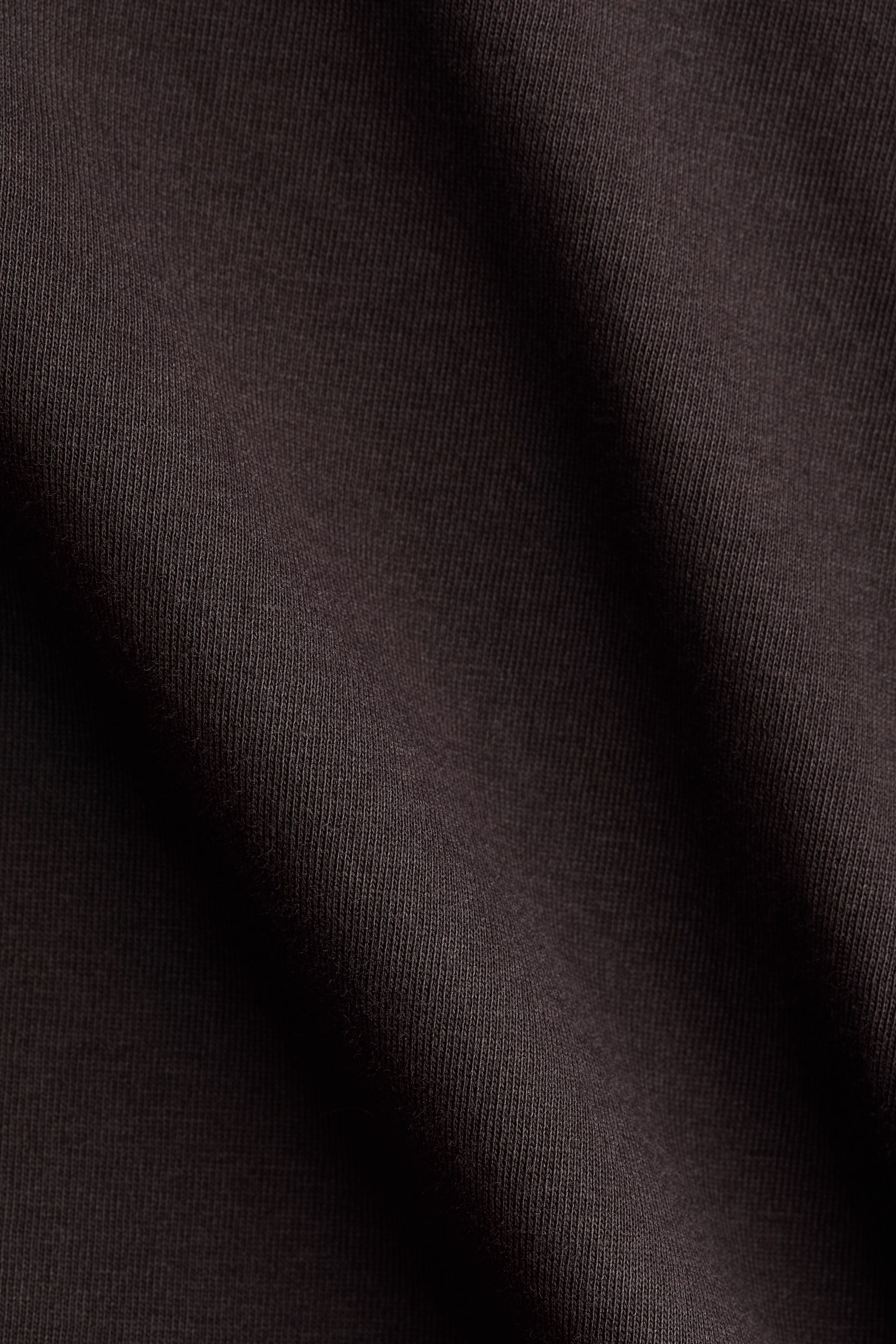 Katoenen top met lange mouwen - Donkerbruin/Wit/Wit/marineblauw gestreept/Donkerbeige/Marineblauw/Zwart - 4