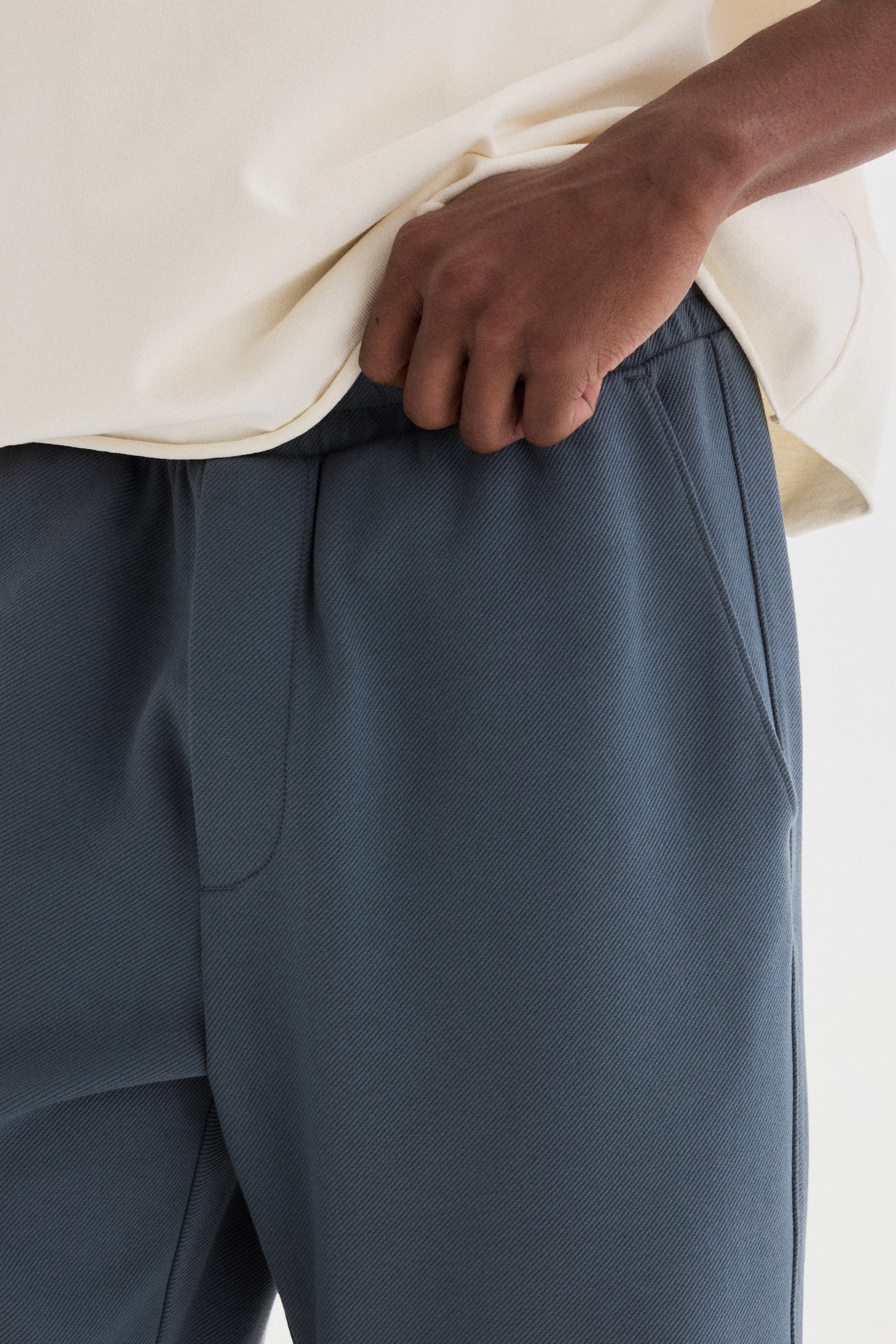 Regular Fit Joggers - Grey/Black/Cream/Light beige - 7