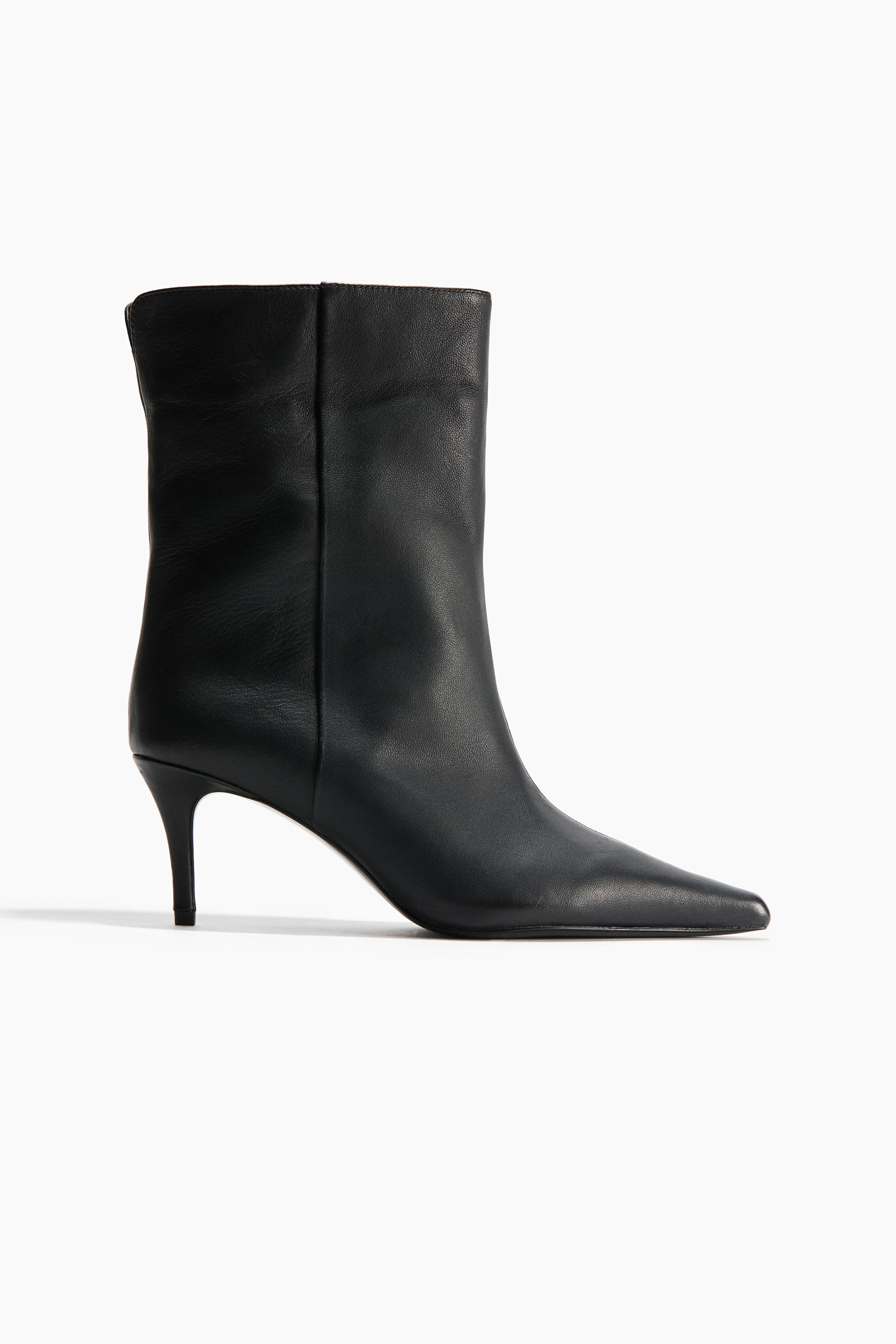 Heeled Leather Boots