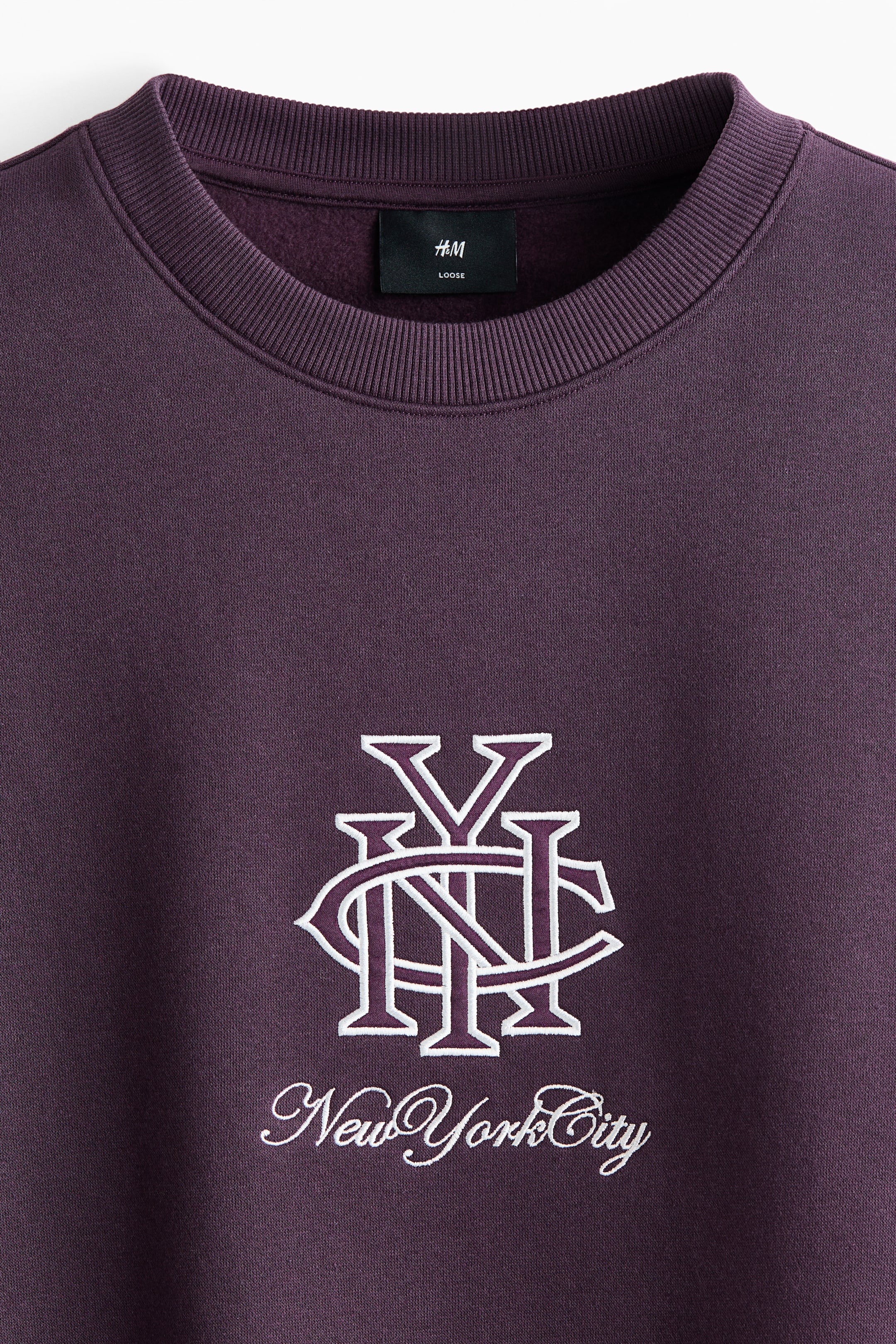 Loose-Fit Printed Sweatshirt