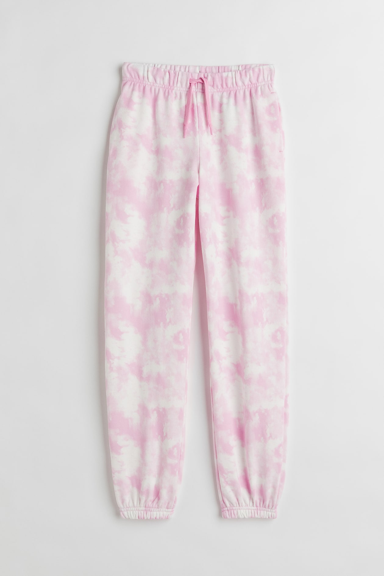 Joggers - Regular waist - Long - Pink/tie-dye - Kids | H&M US