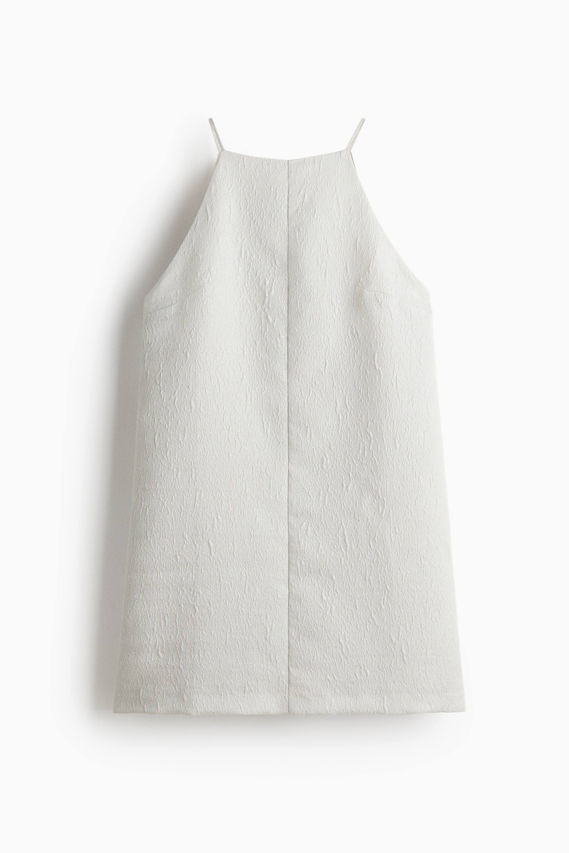 View larger image: Textured Mini Dress - Pale grey - Ladies | H&M AU 4