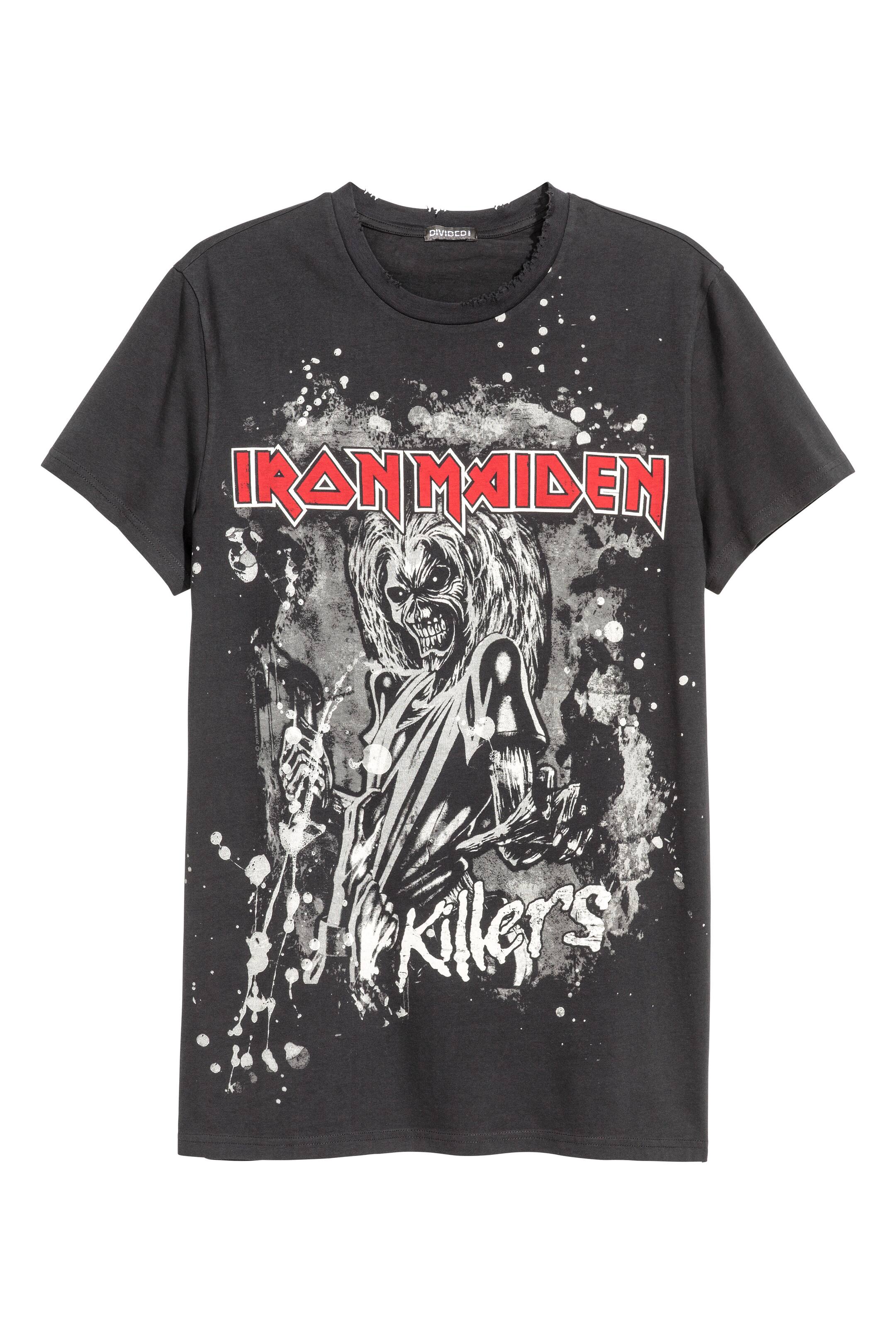 Nagyobb kép megtekintése: Motívumos póló - Fekte/Iron Maiden - FÉRFI | H&M HU 1