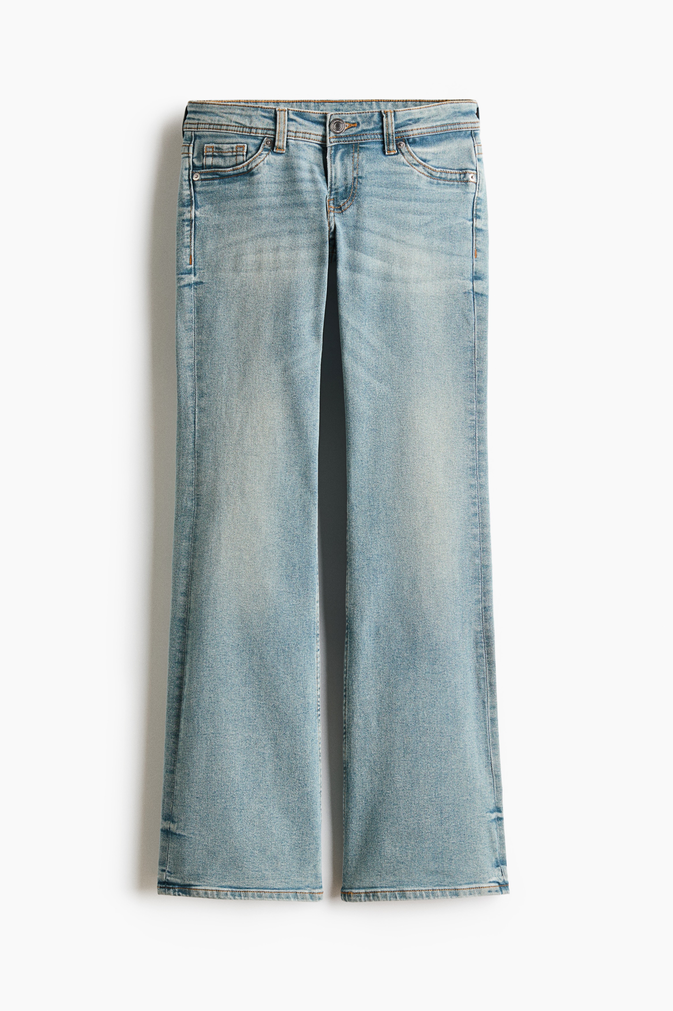 Flared Ultra Low Waist Jeans - Azul denim claro/Azul denim/Azul denim escuro/Cinzento denim claro