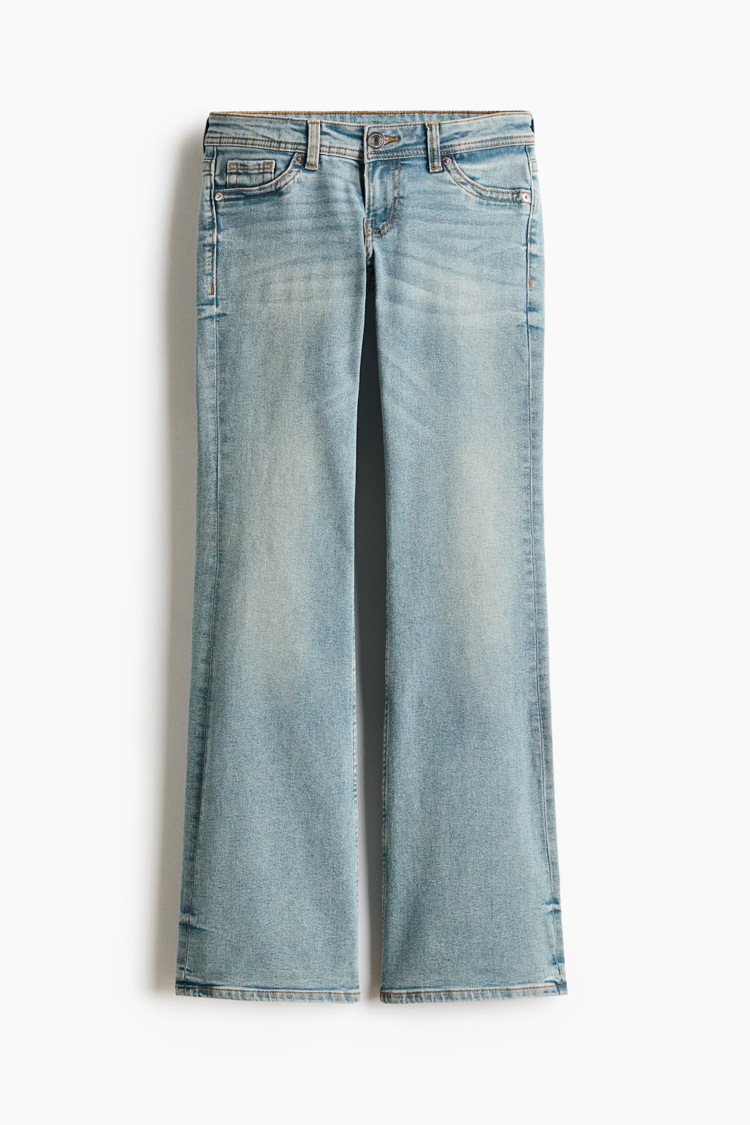 Flared Ultra Low Waist Jeans - Svetla teksas plava/Svetla teksas siva/Teksas plava/Tamna teksas plava - 1