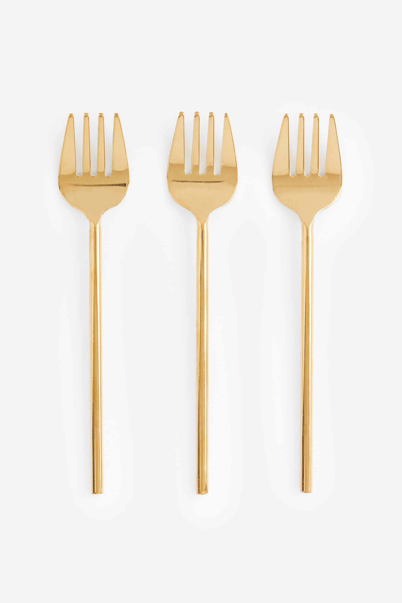 3-pack forks - Gold-coloured - 1