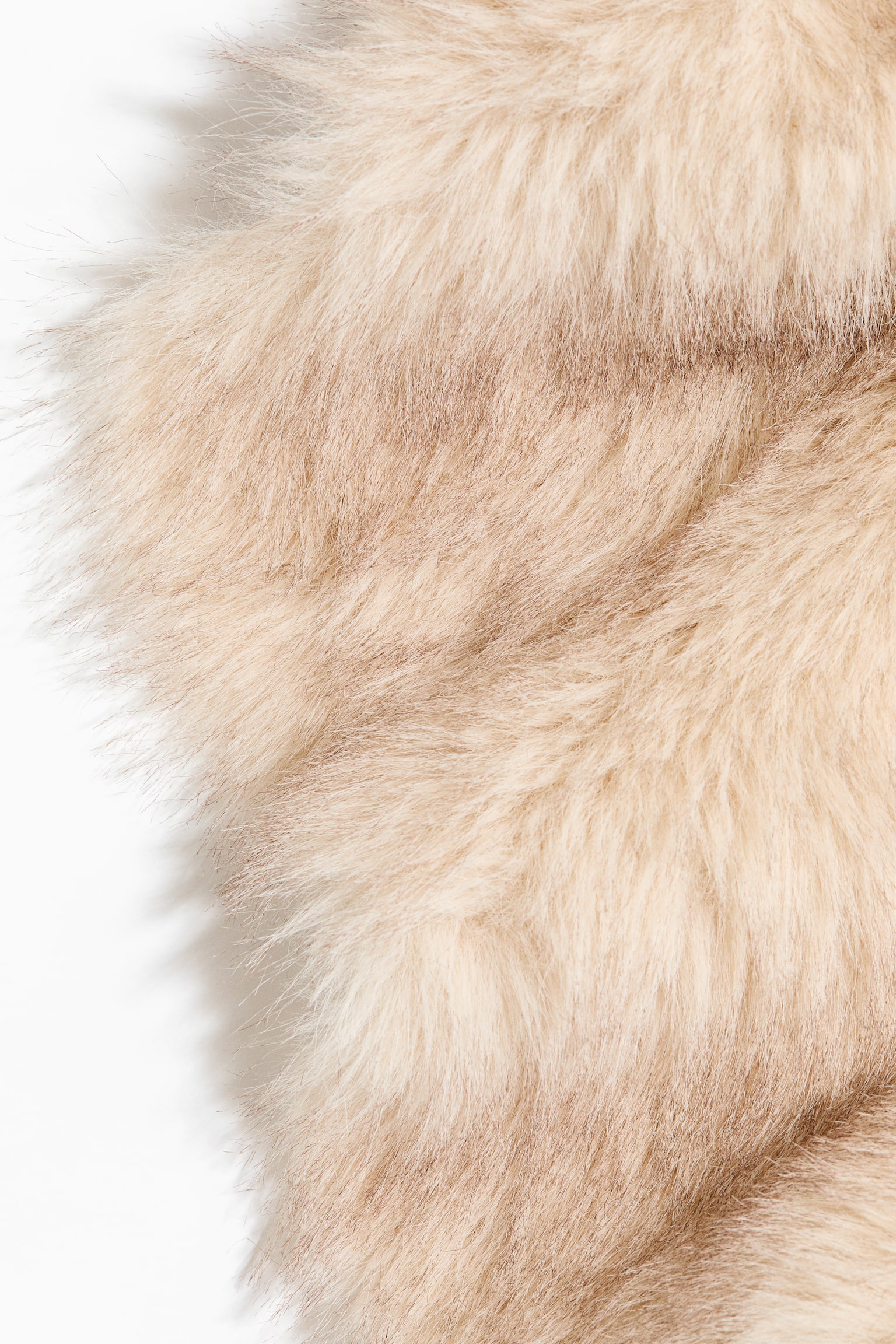 Asymmetric collar - Light beige - 2