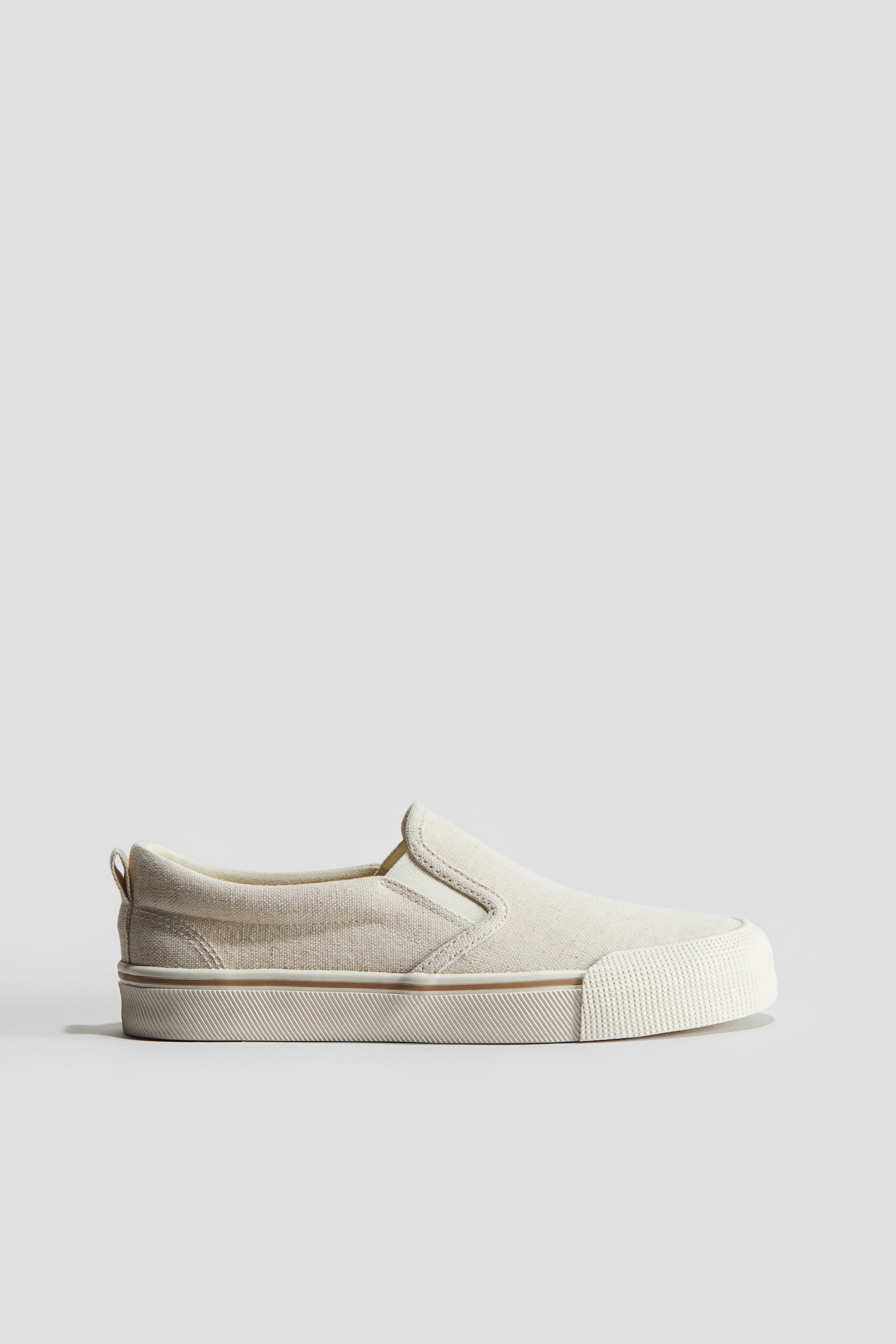 Slip-on trainers - Ecru/Navy blue/Block-coloured/White - 4